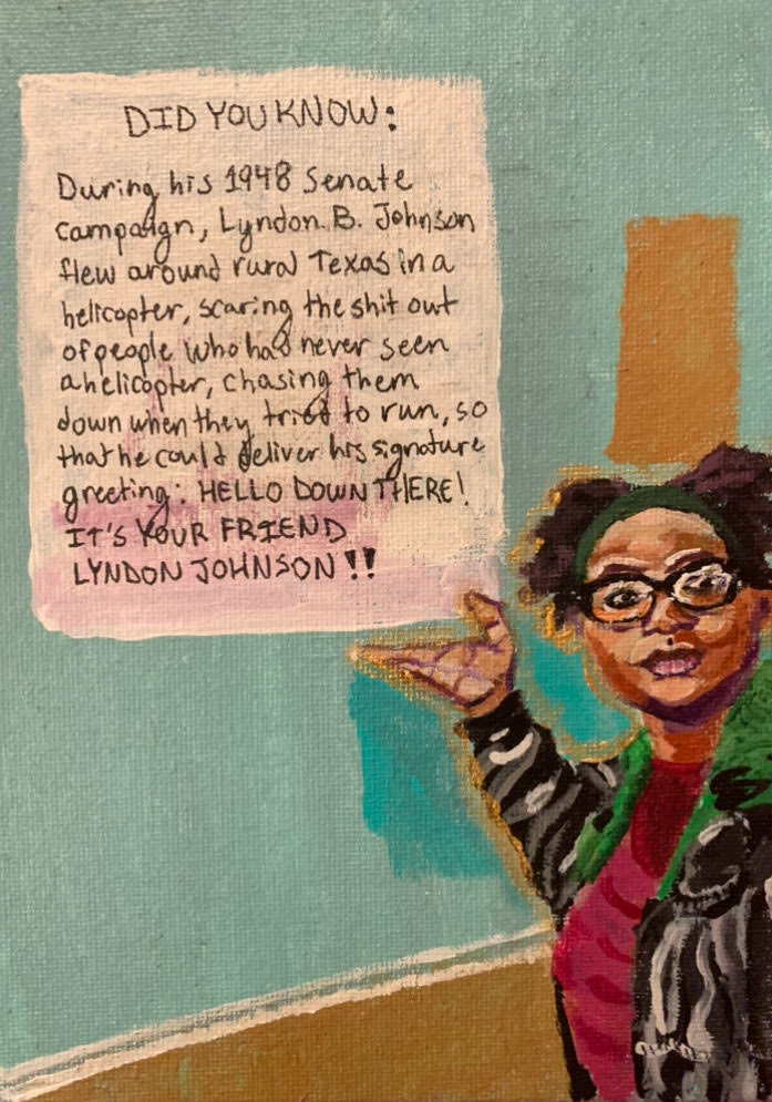 M one, acrylic on canvas