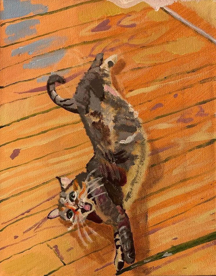 Marble Rye, acrylic on canvas