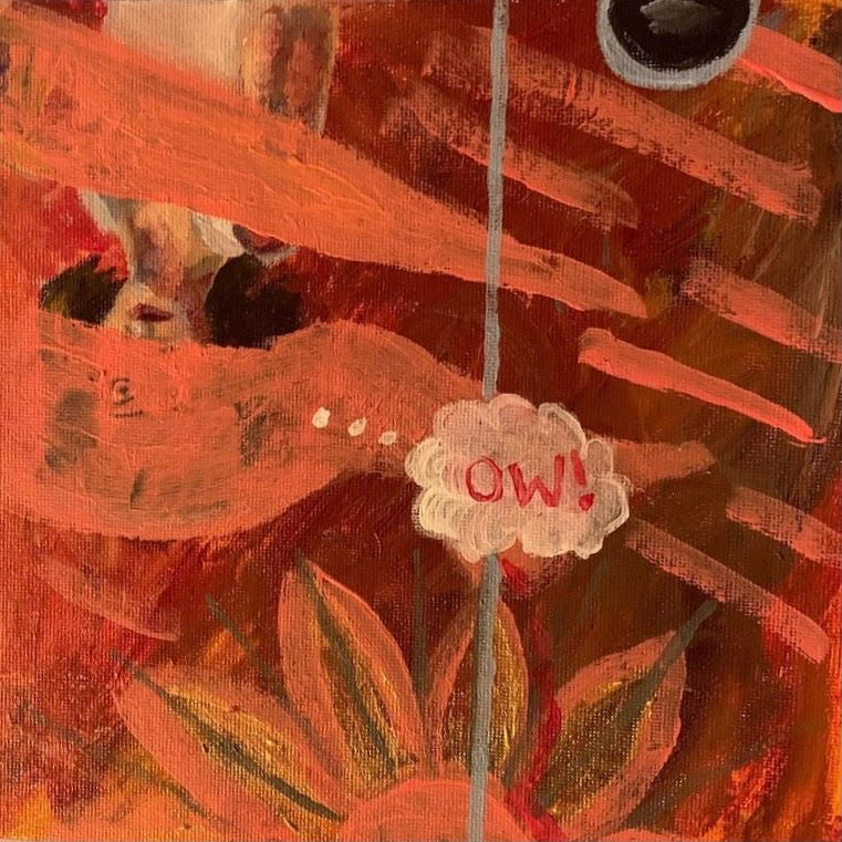 Final Girl, acrylic on canvas