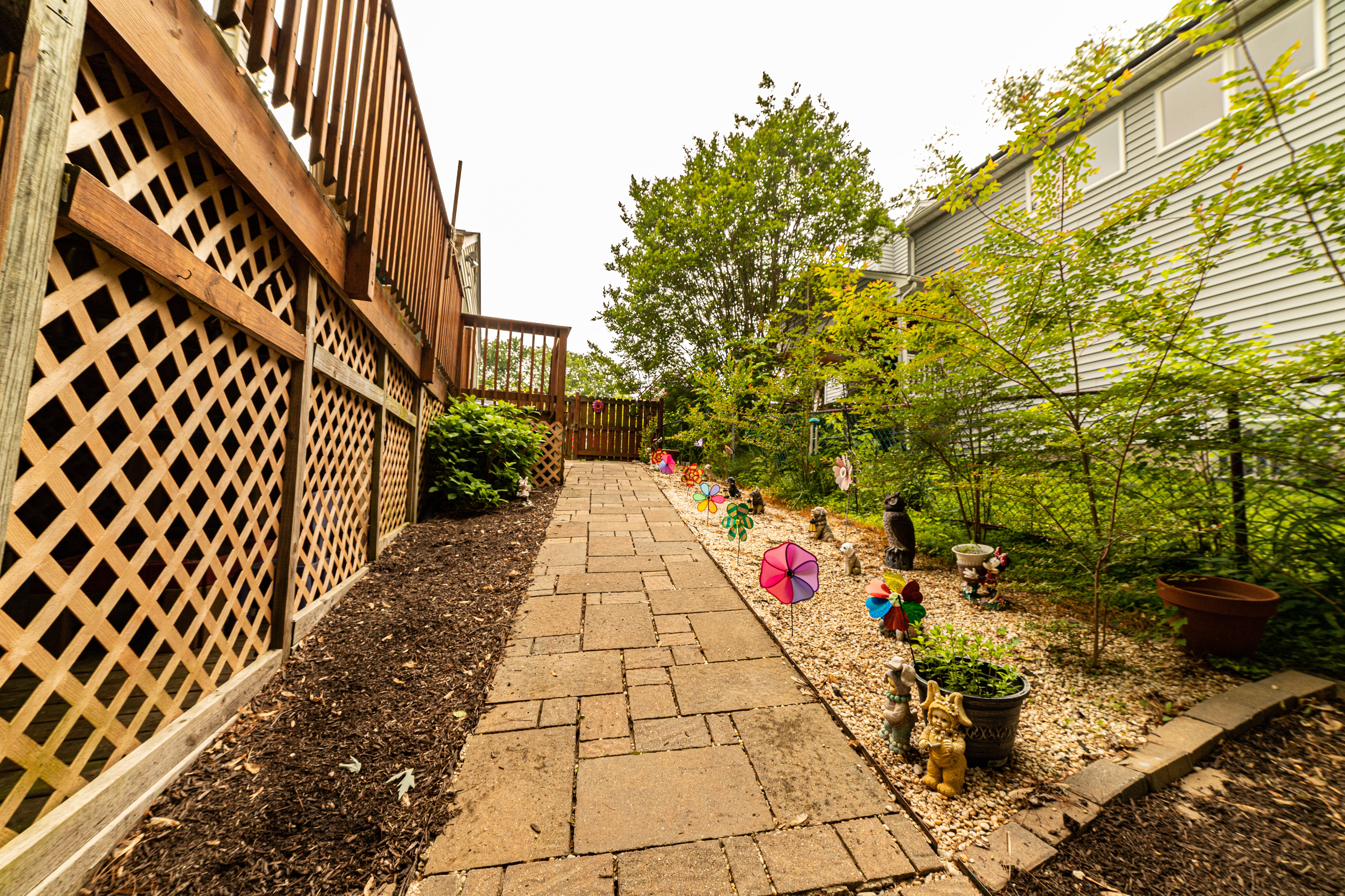 Walkup entrance