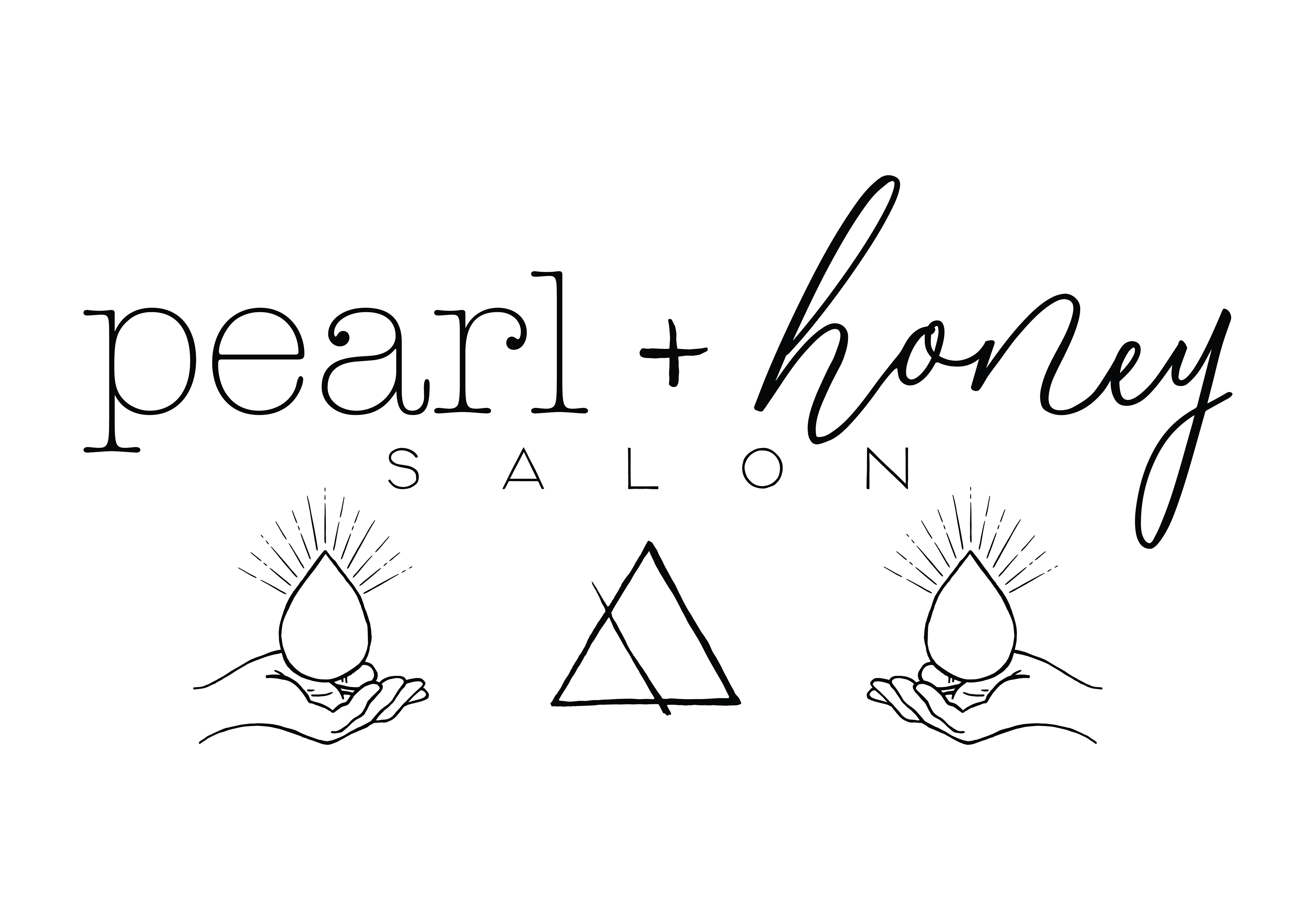 Pearl + Honey Salon Logo