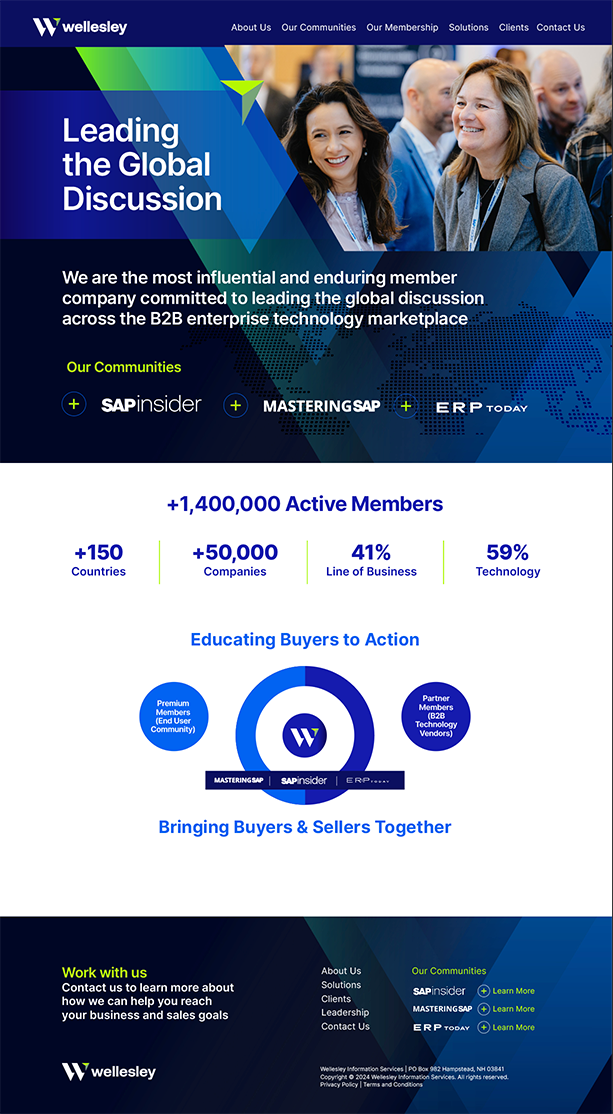 Website Homepage Desktop