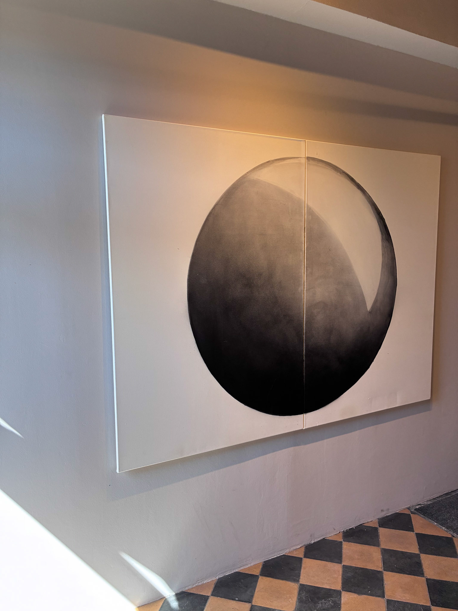 "II", 2,00 x 1,50 m, Tusche auf Leinwand​​​​​​​