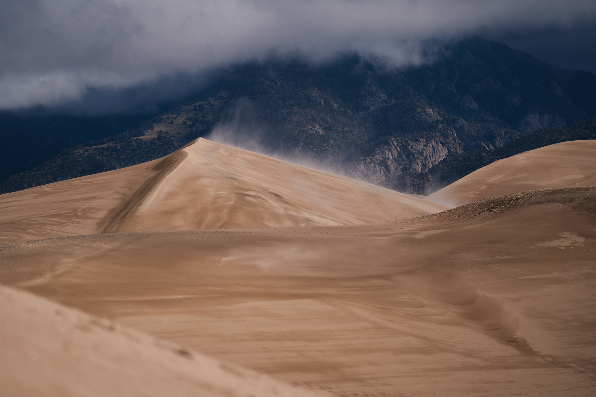 Montañas de viento y arena (Great Sand Dunes National Park, USA)