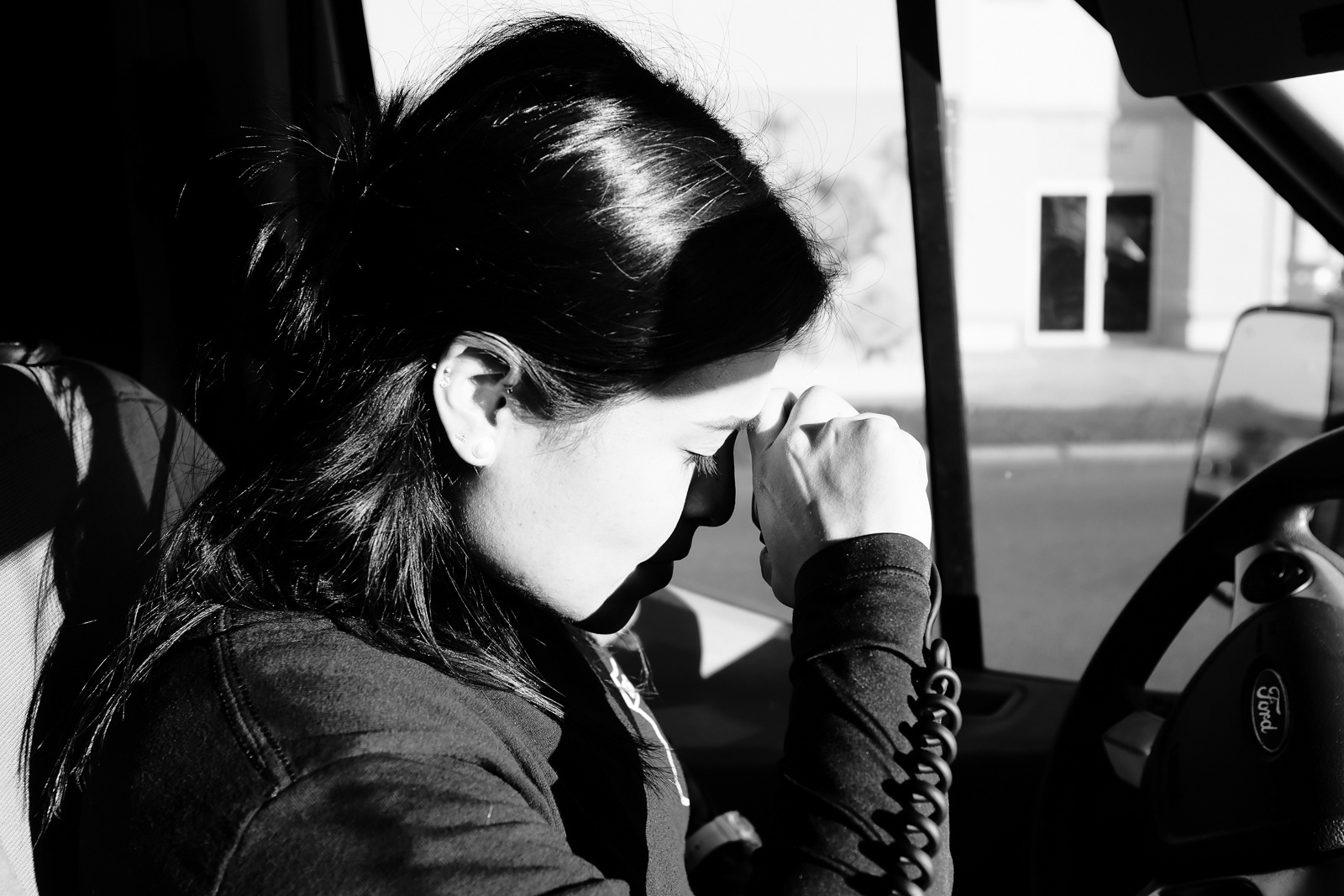 She prays for the Police to cancel us, as we post a few blocks from the call. Her prayer comes through.