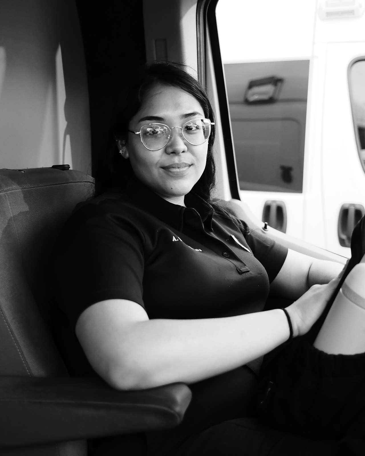 A. Ramirez-Rivera, EMT, with a year of service.