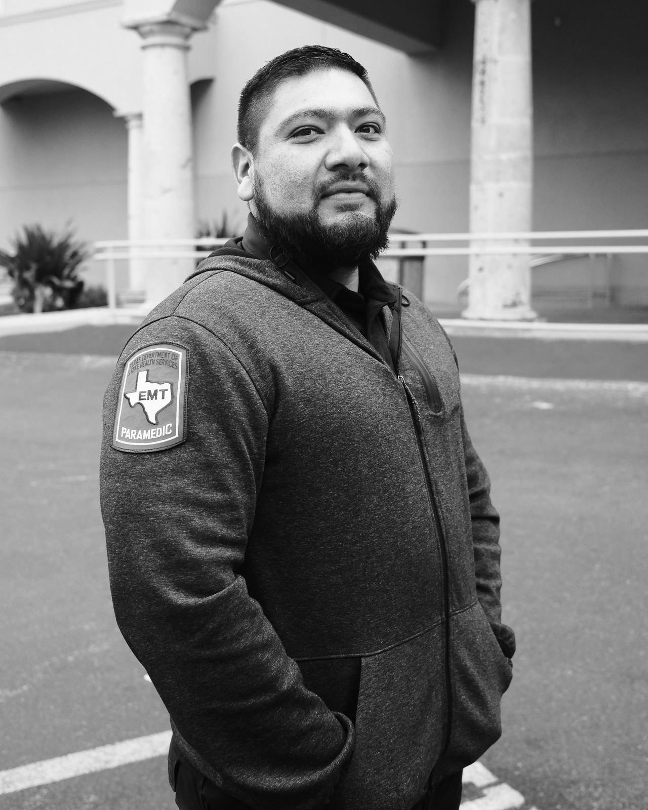 E. Hernandez, Paramedic, with 13 years in service.