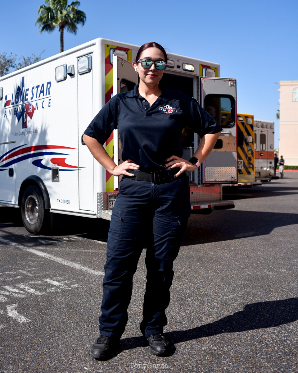 A. Pena, AEMT, 8 years in EMS