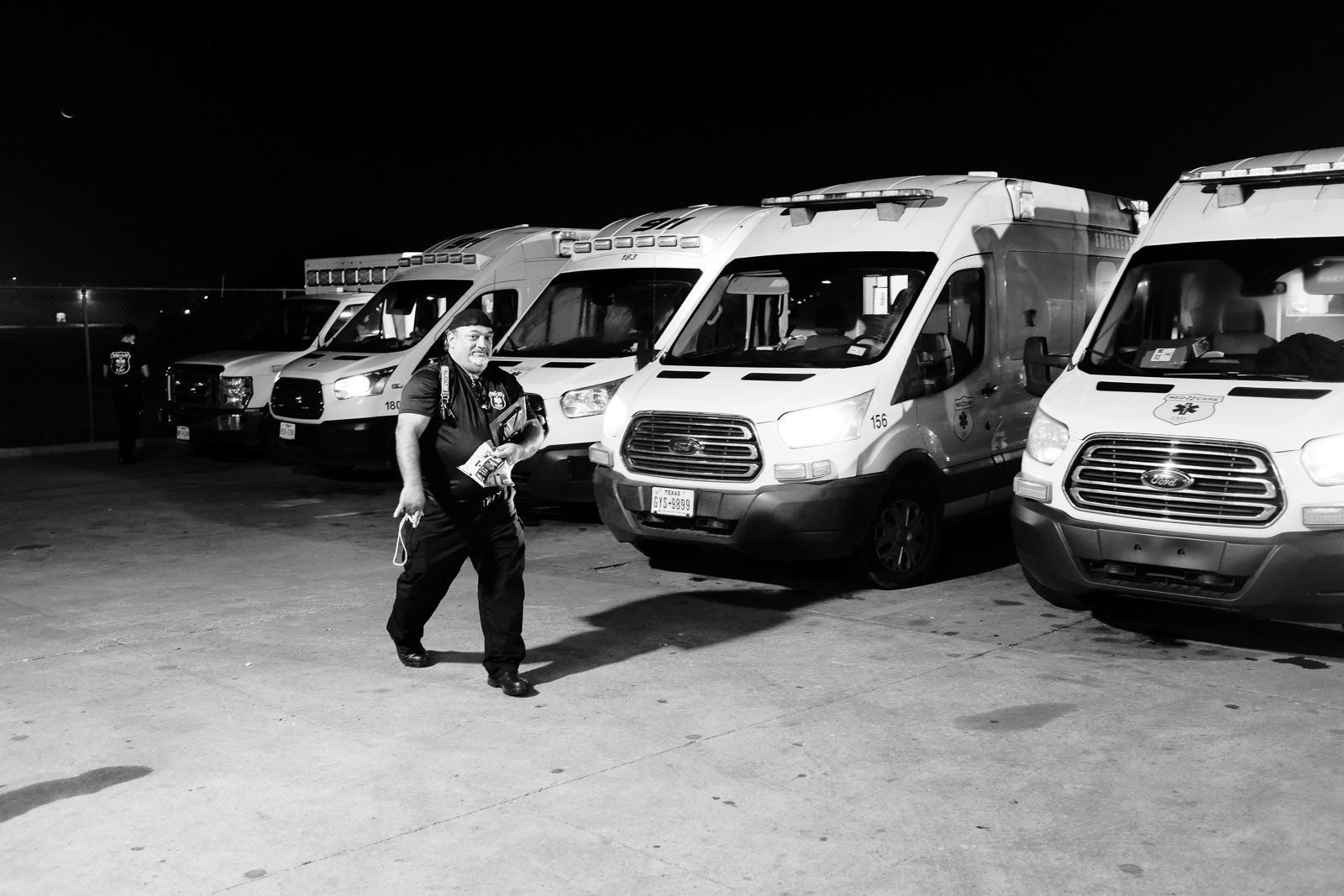 The shift change, medics come in and other come out and head home.