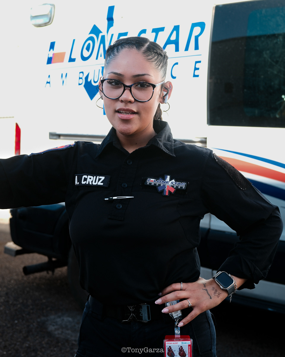 A. Cruz, Paramedic, 3 years in EMS