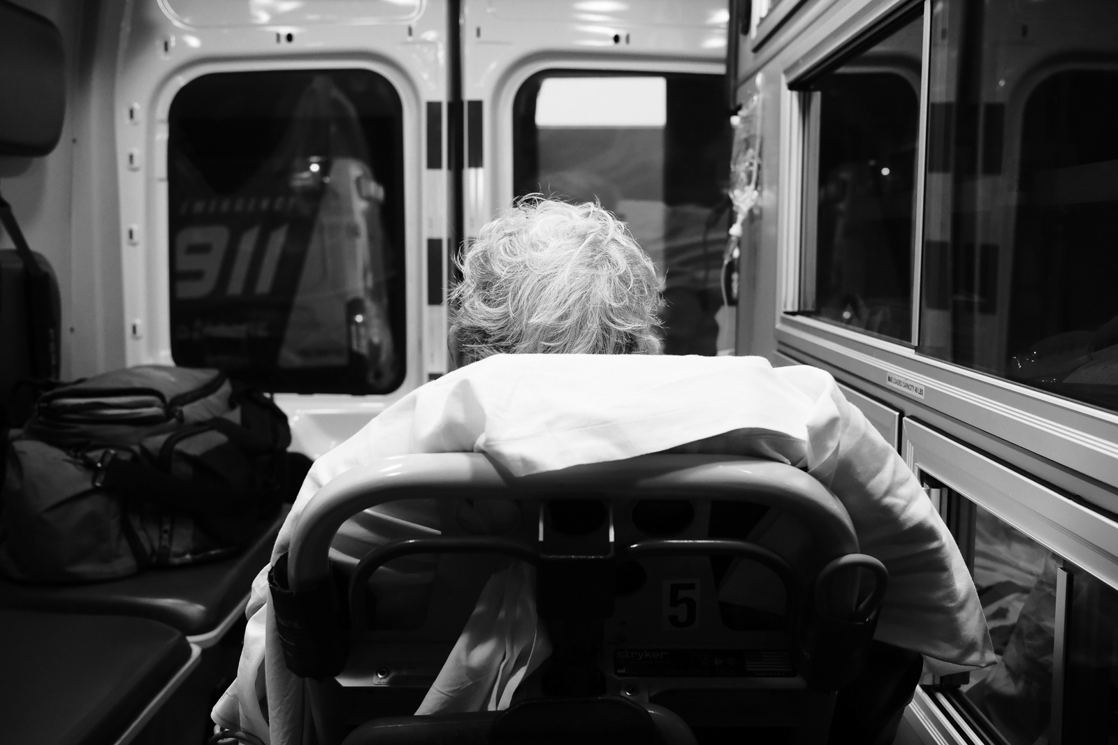 It was a different situation initially, but with the help of my partner. The patient sits upright and responds appropriately to my questions when arriving at the hospital. Medic 33: 1 Death: 0