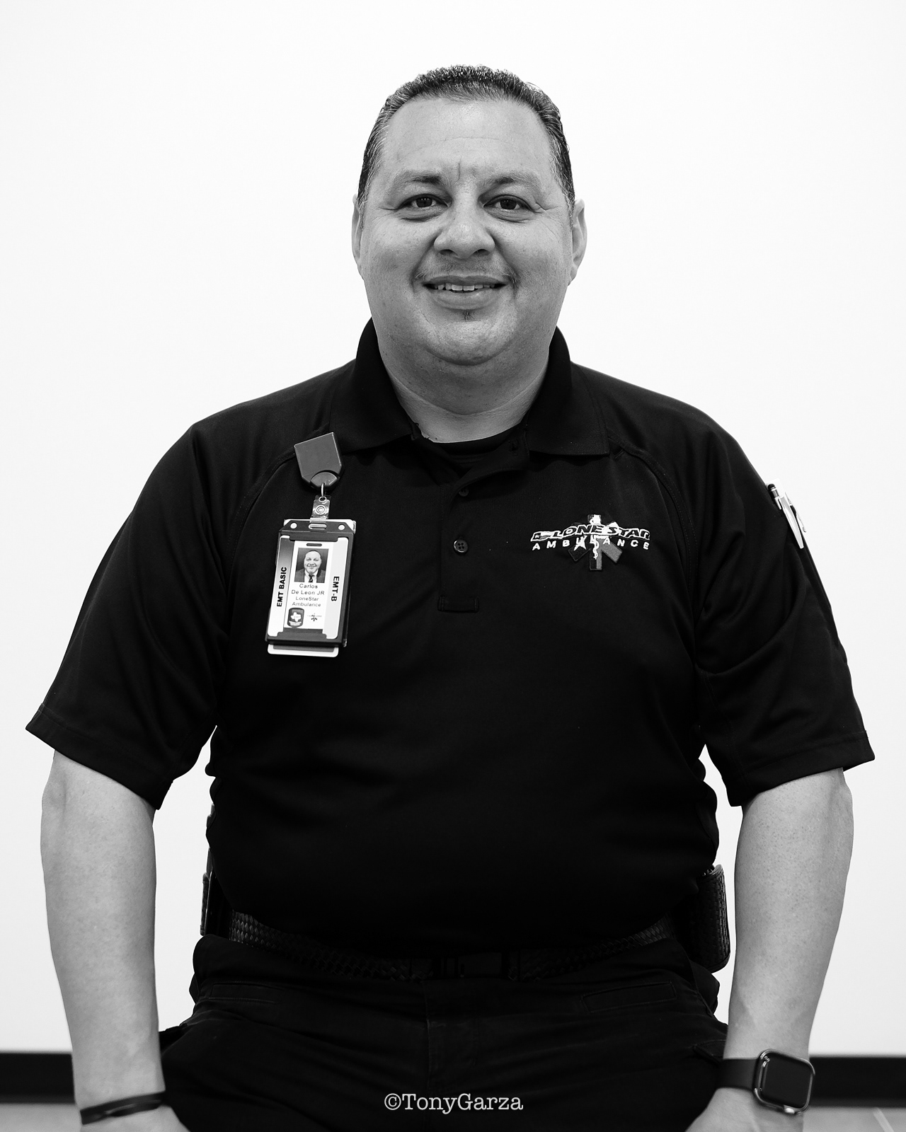 C. De Leon, EMS Liaison and EMT, with 30 year's of EMS service.