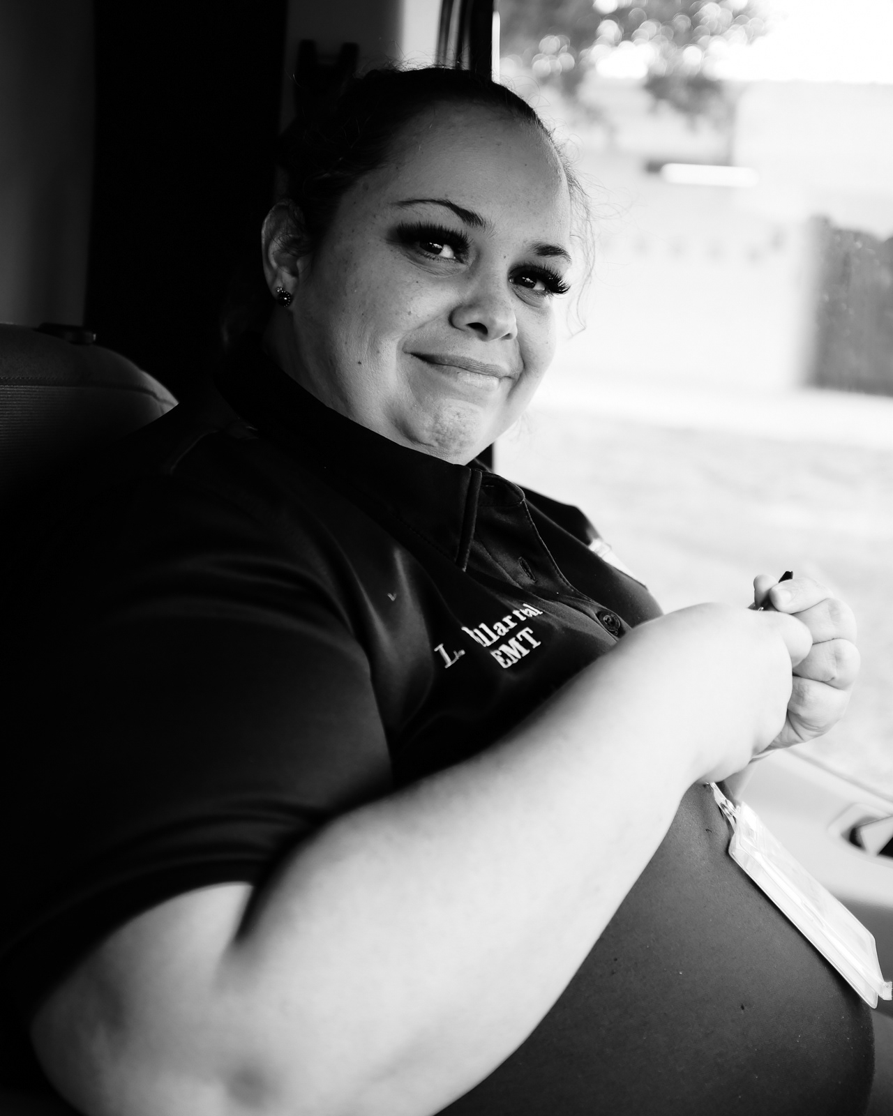 L. Villarreal, EMT, with 1 year of service.