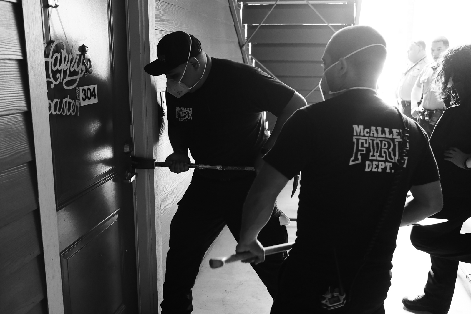 A great amount of effort was made to find an alternative but gaining entry by force was the only choice in the end.
