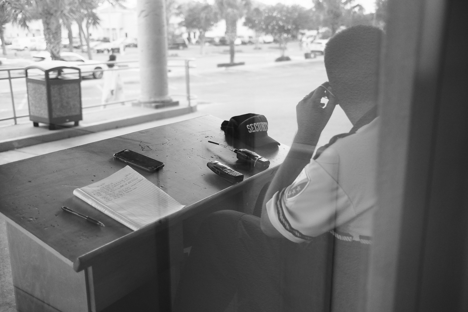 All day security at the hospital
