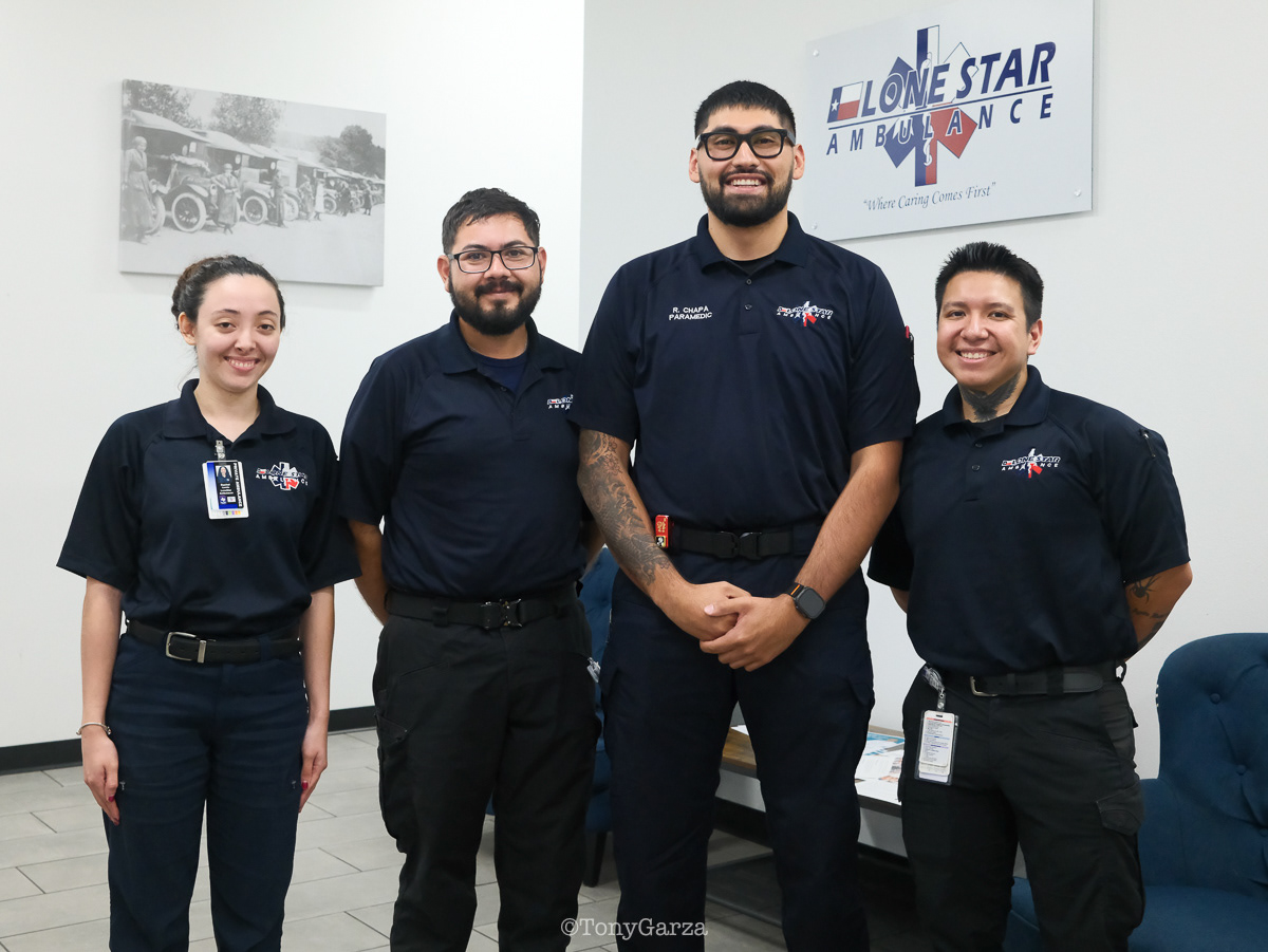 (Lto R) EMT Castillo, EMT Venecia, Paramedic Chapa, Paramedic Valencia