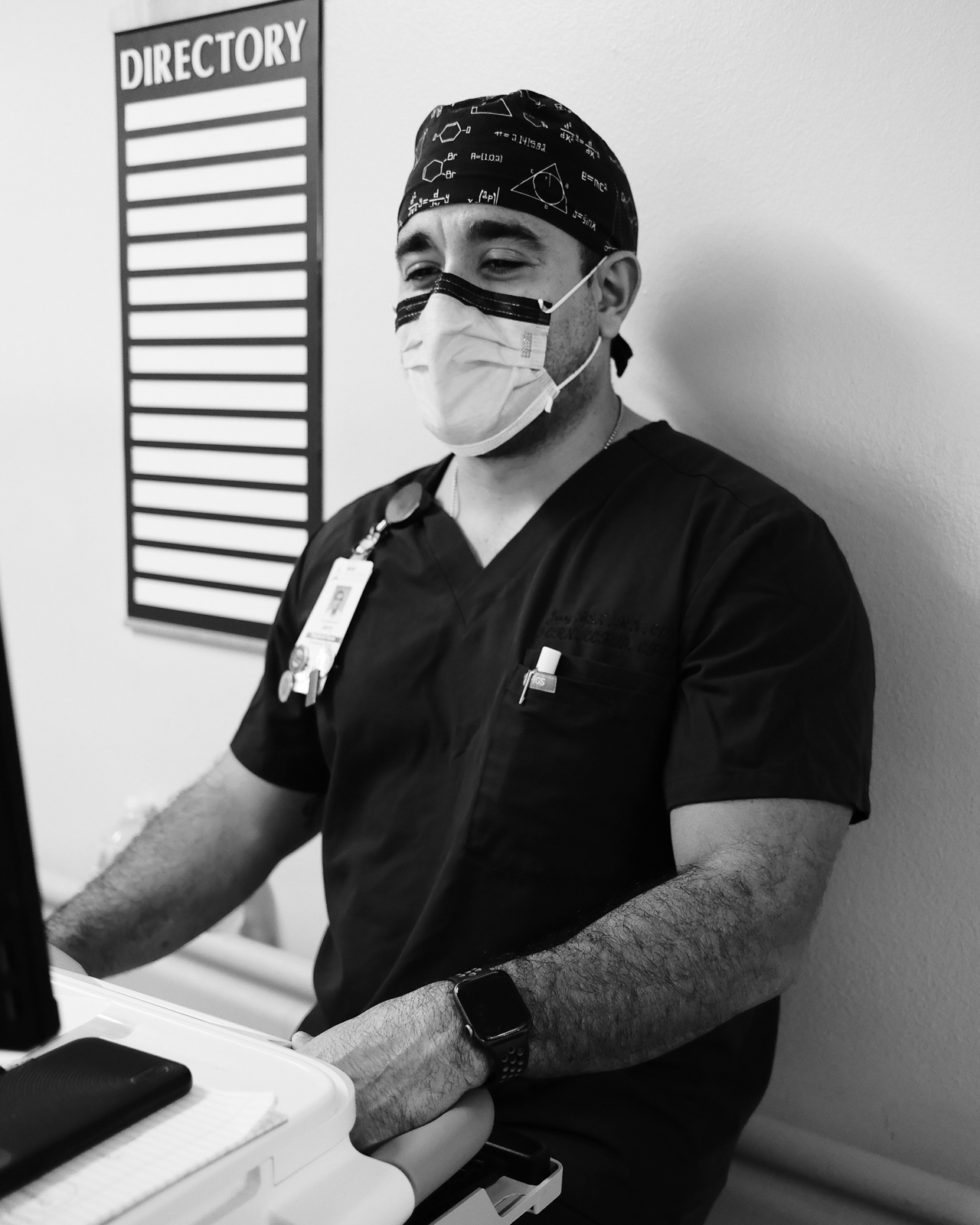 Nurse Jerry, RN, with 11 years of service and the only in the valley to hold these four certifications: CCRN, CEN, TCRN, CPEN.