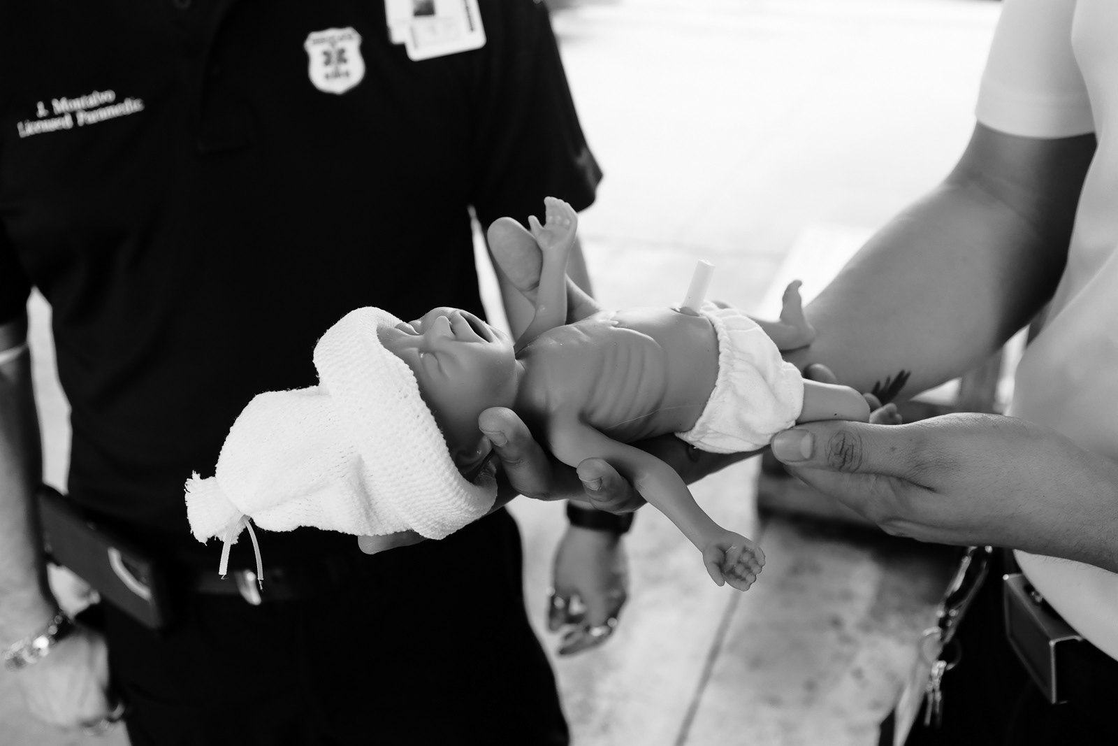 A $2300 premature neonate mannequin that reacts to interventions.