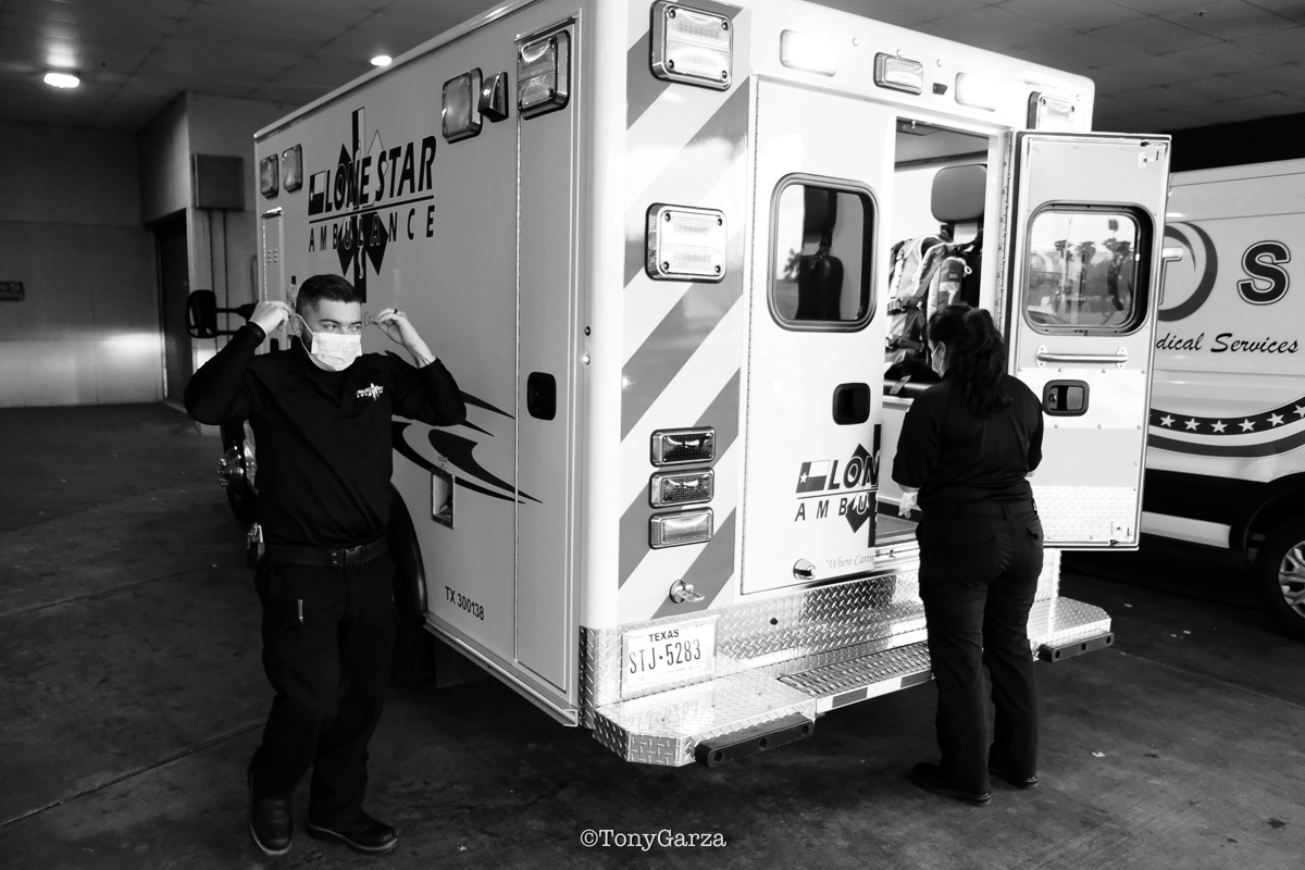 Safely arriving at the hospital.