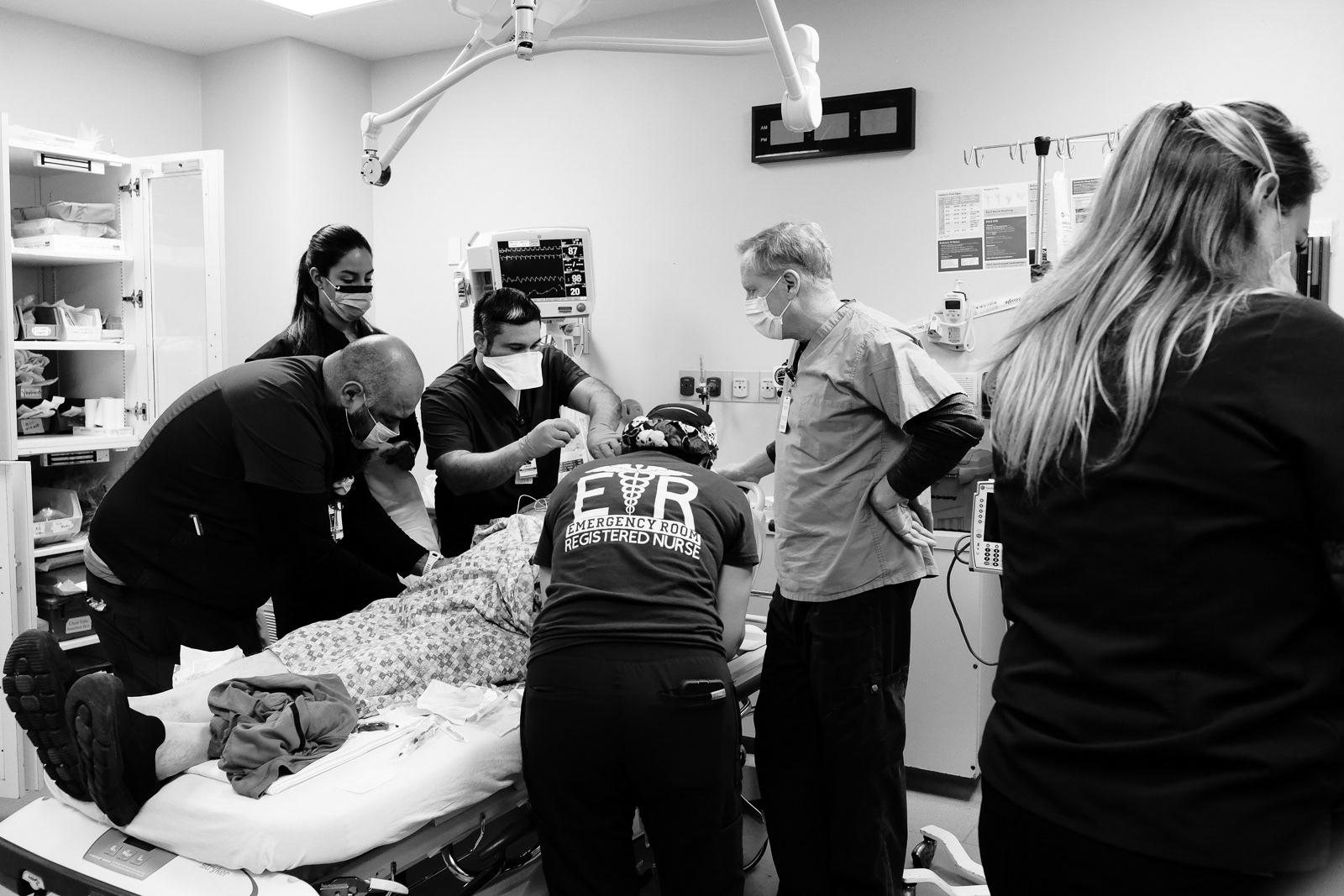“ STEMI Alert Trauma 1” the intercom reports. The E.R. team, Doctor and Nurse’s, rush to the patient, getting vitals, starting multiple IV’s and giving medications quickly as possible, reducing morbidity and preventing mortality.