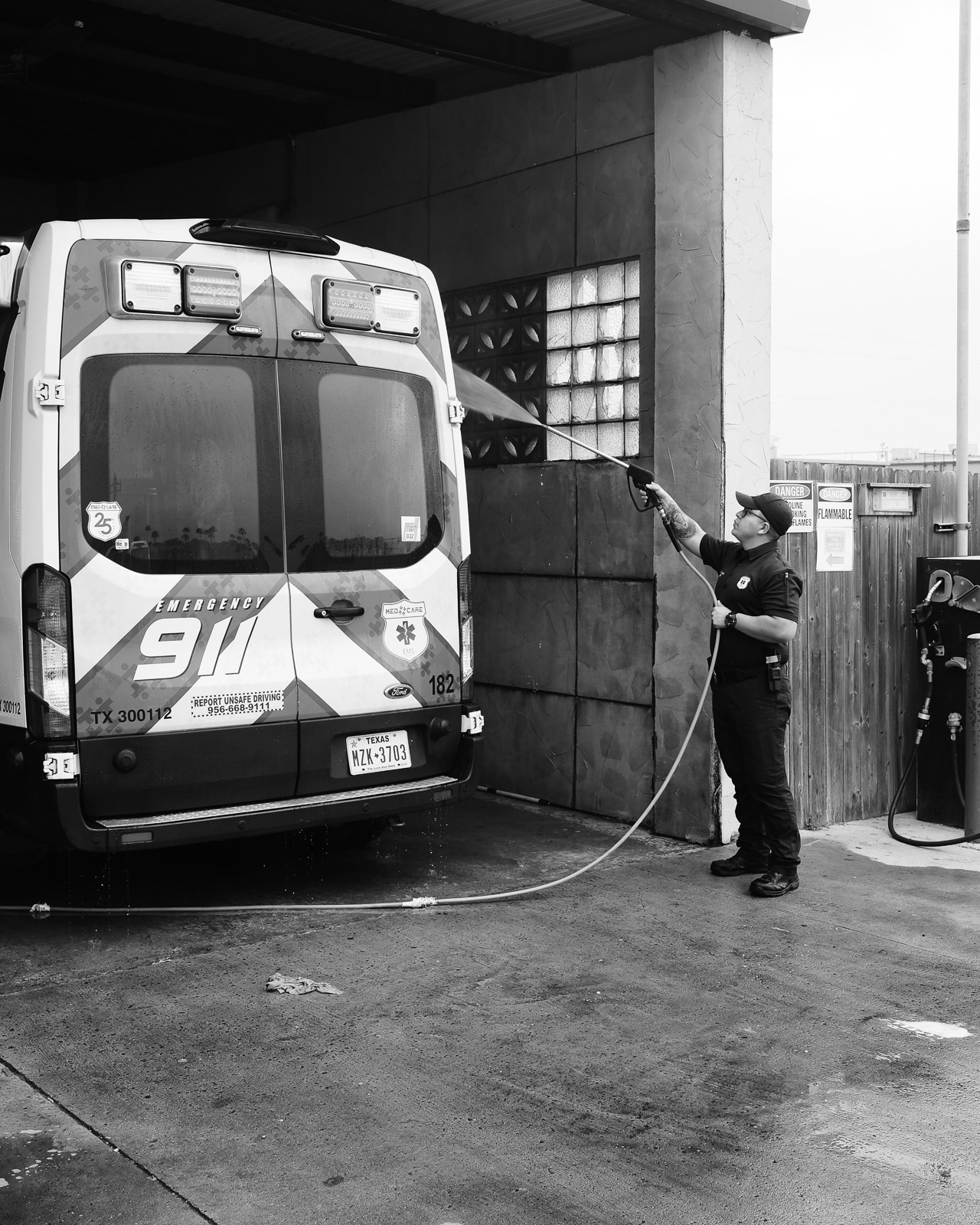 "Medic 37, unit wash at central”-Dispatch.