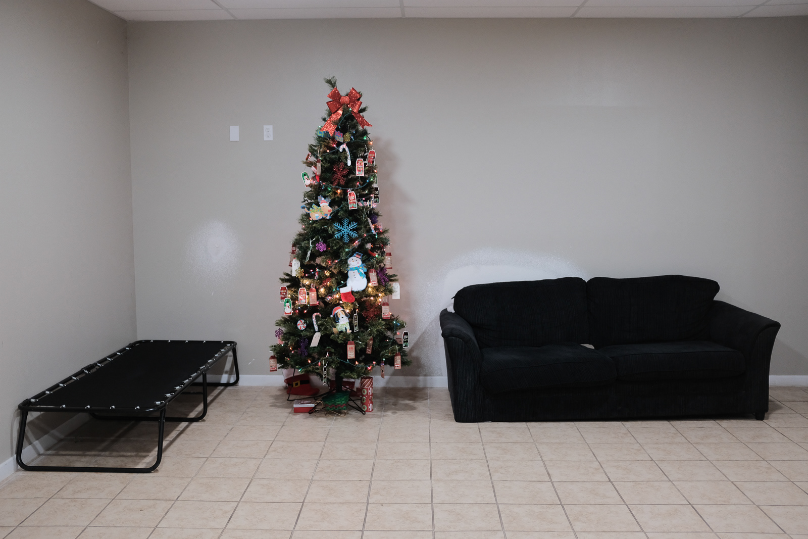Inside of Station 3, Christmas spirit at the end of November. 
