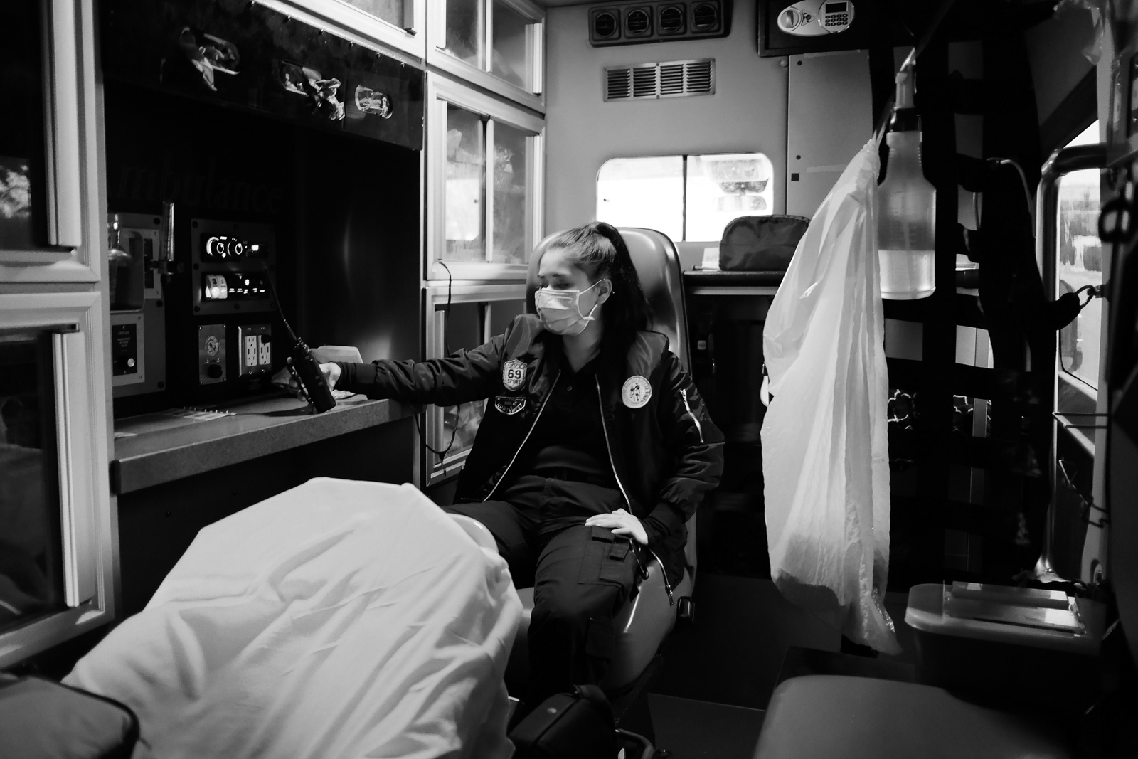Medic 36 with C. Flores, EMT; not the first time we work together.