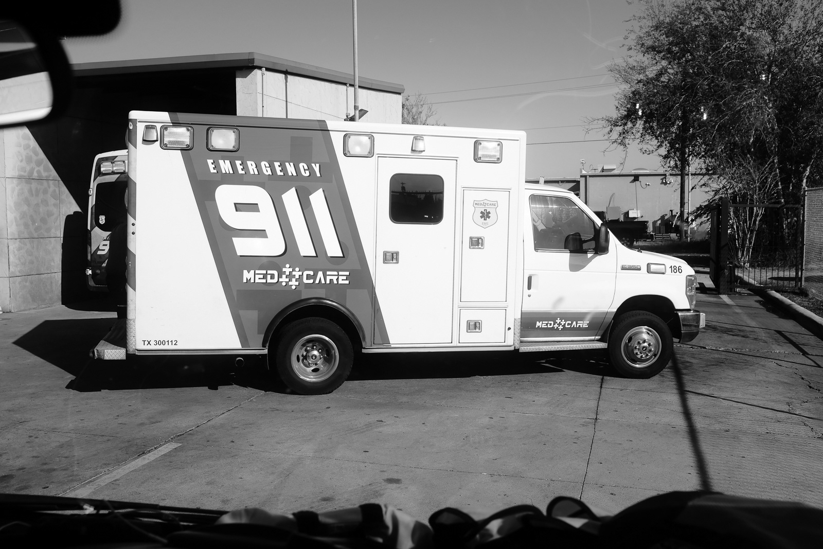 Starting shift with units fueling up at the gas pump at central.