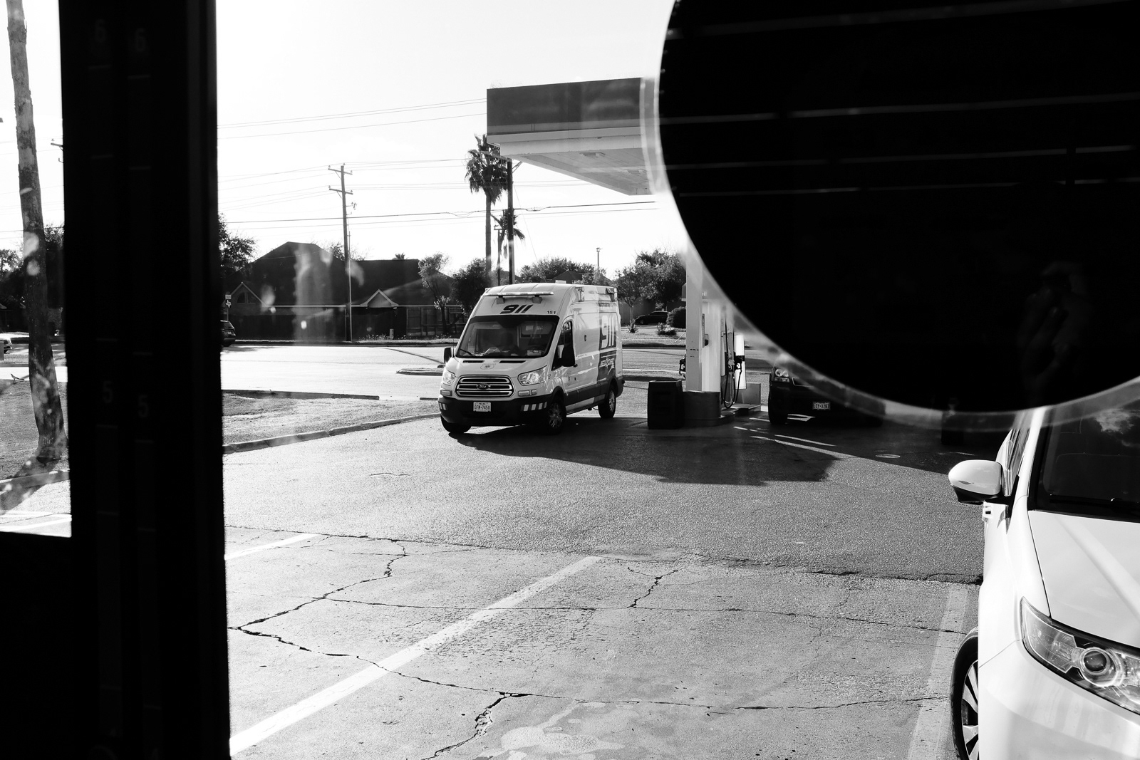 Posting... I find it odd randomly posting at spots in the city, waiting for the next emergency. Cars peacefully navigating on near by streets and businesses going on as usual and there sits an ambulance with two medics inside waiting for chaos.Suddenly, the ambulance moves and lights and sirens go off. And for the most part, cars stop but not all. The lives that fill those cars react in panic, in prayer or in anger cause theres an interruption in life. Soon as the ambulance speeds through, life continues again. To me, this is quite odd.