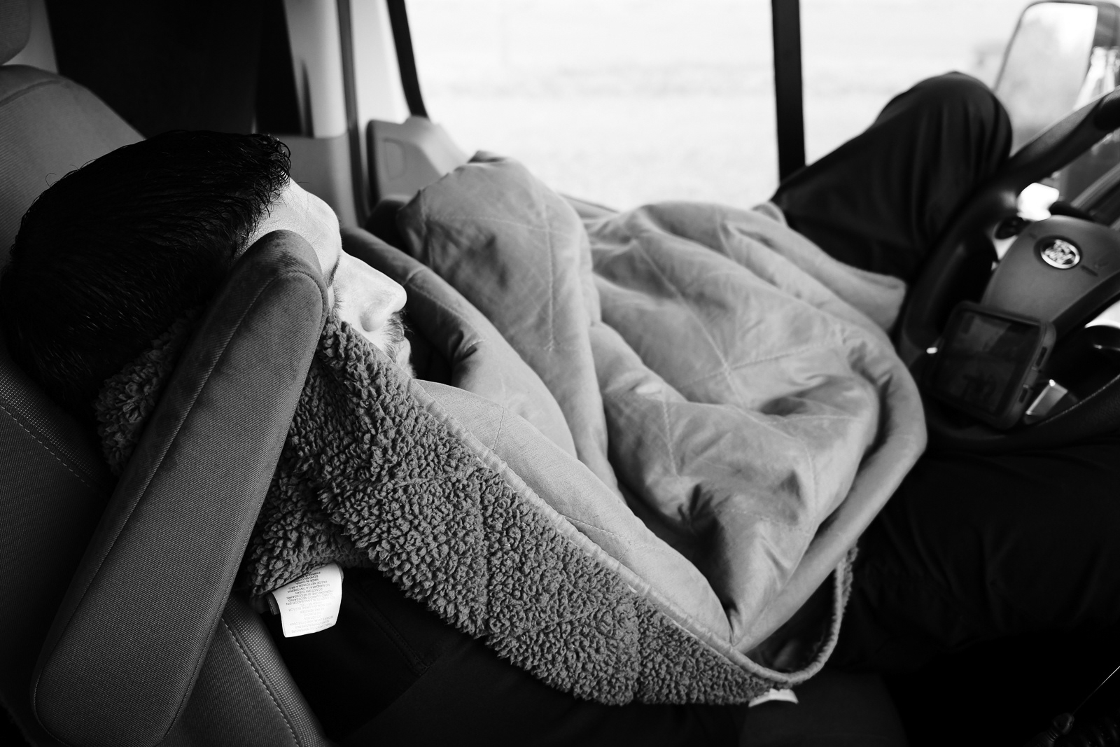 IIt’s a skill developed over time to be able to get comfortable in the ambulance. No other choice when you’re in one for 12 or 24 hours at a time.