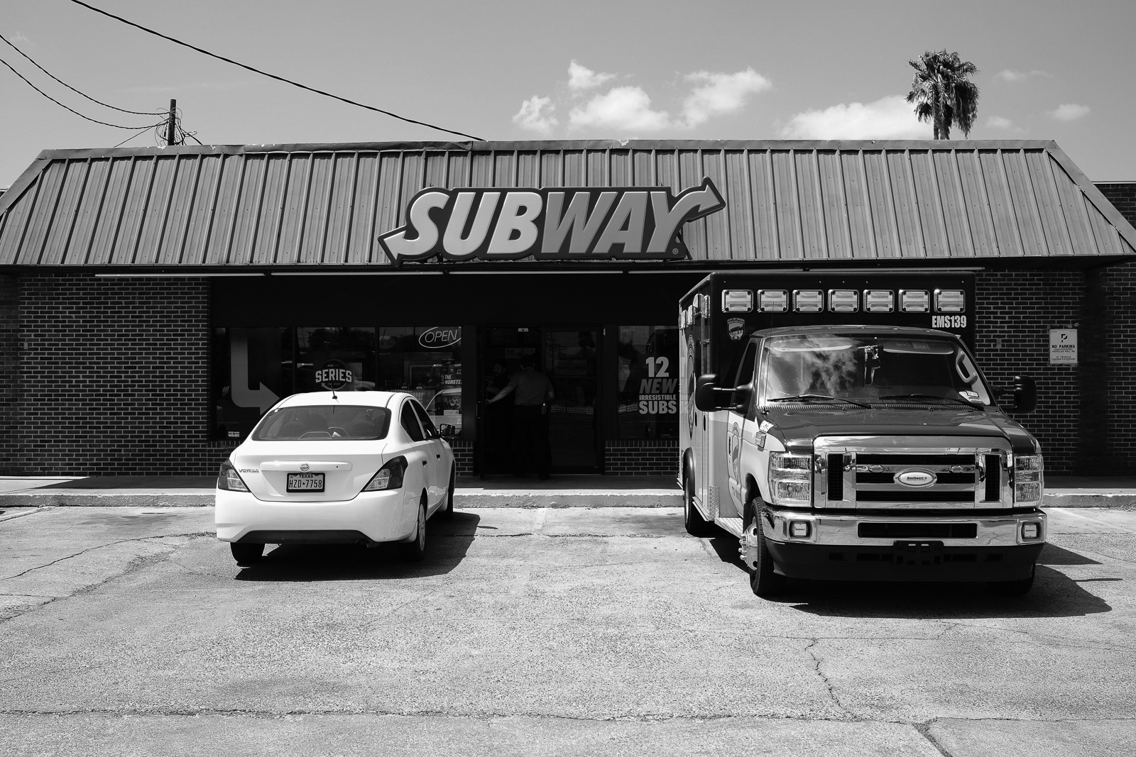 Lunch during shift.