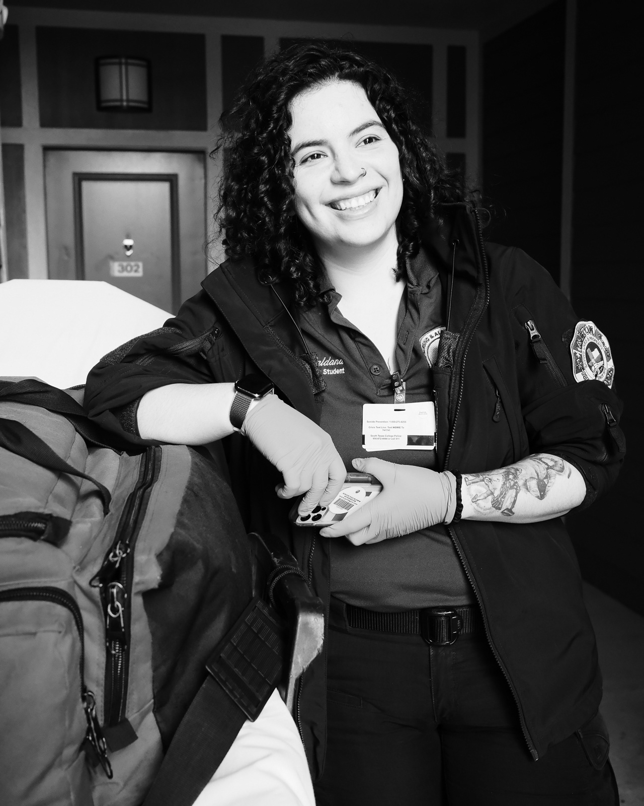 M. Saldana, AEMT, with 6 years of service and is currenlty a Paramedic student.