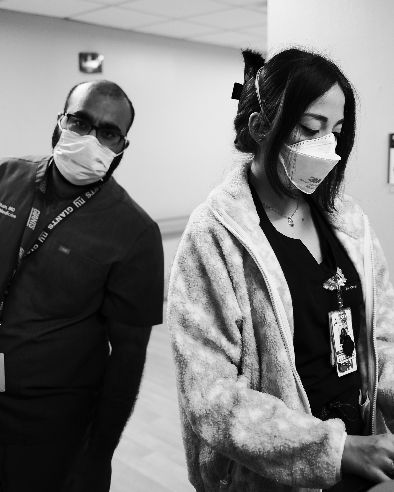 E.R. Doctor and E.R. Charge Nurse.