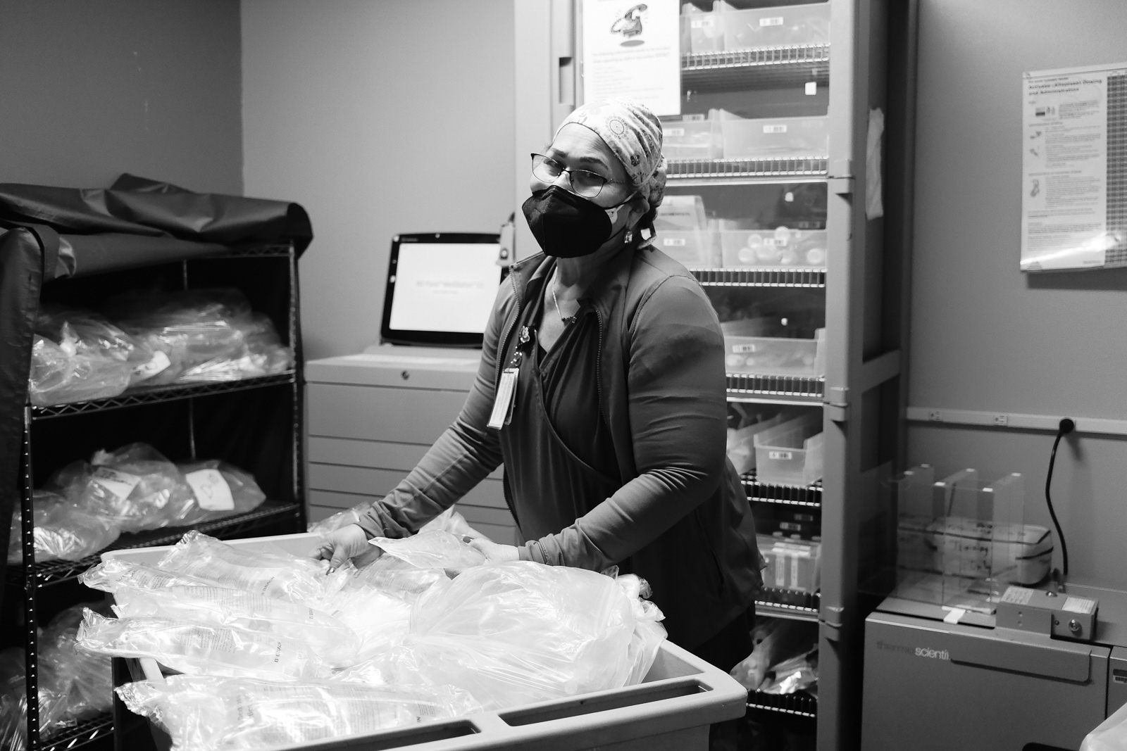 Alma, despite her fight with cancer, comes to work to help her work family. She is an exceptional human being who embodies hope, strength and resilience. Never give up!