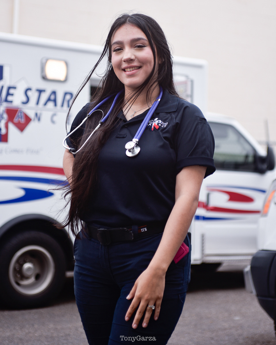 J. Casarez, Paramedic, 5 years in EMS
