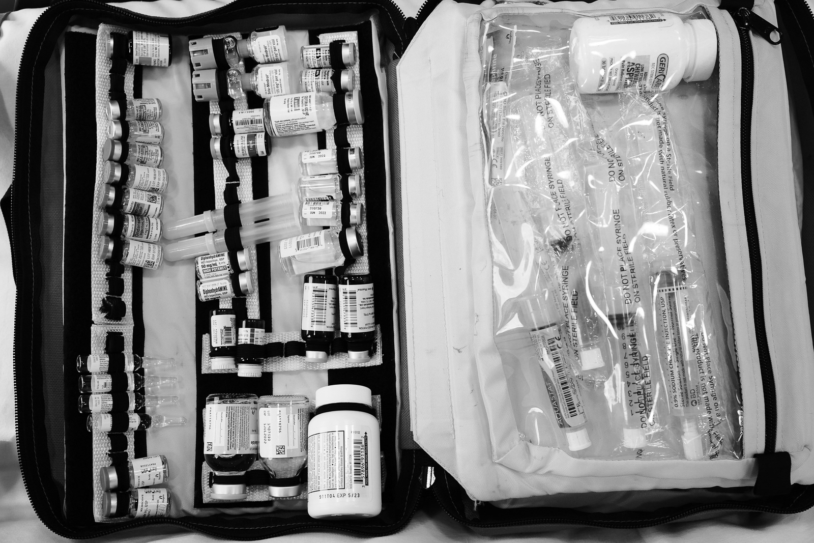 Some of the medications medics are responsible to give.