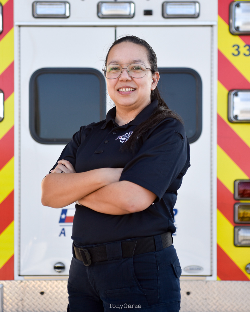 K. Villarreal, Paramedic, 10 years in EMS