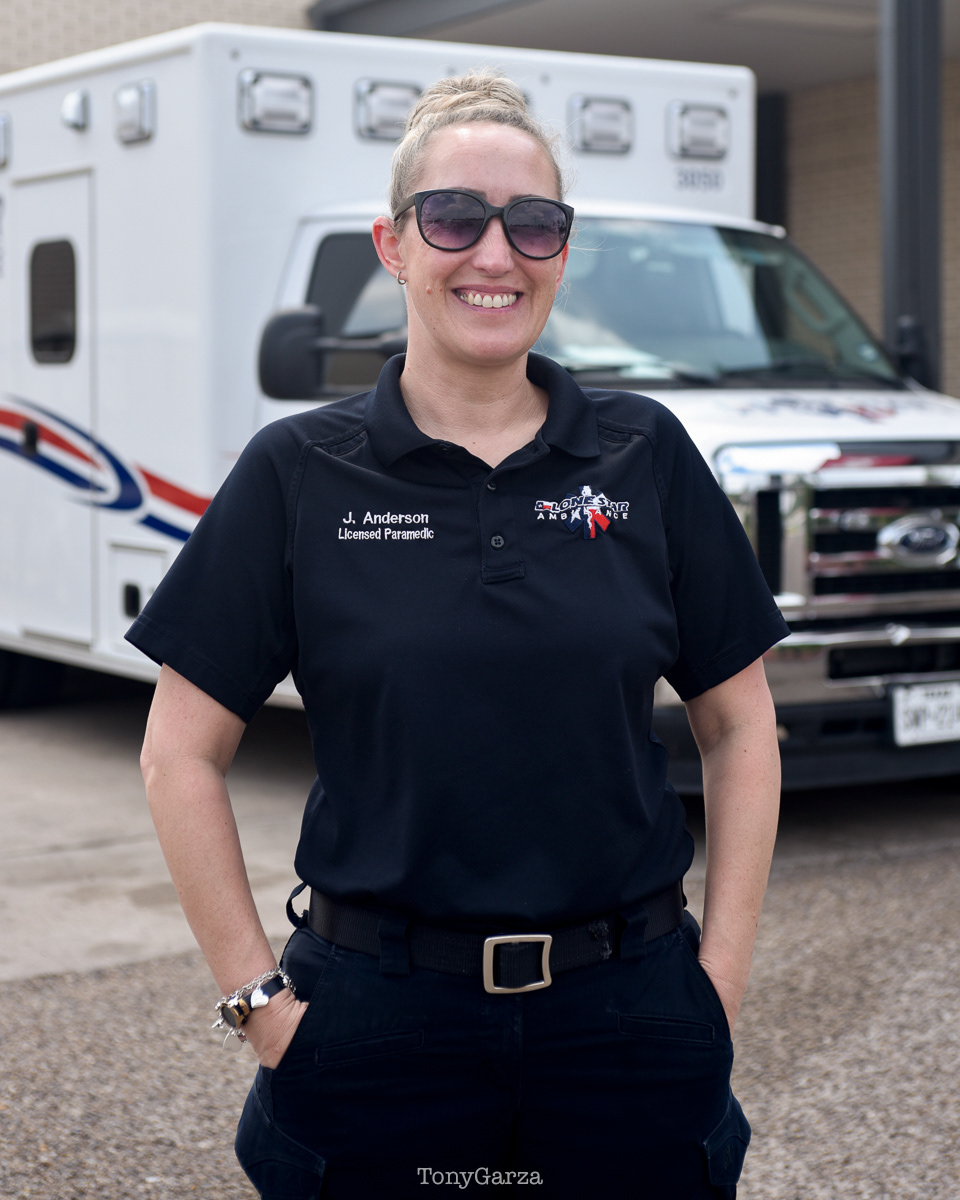 J. Anderson, Paramedic, 14 years in EMS