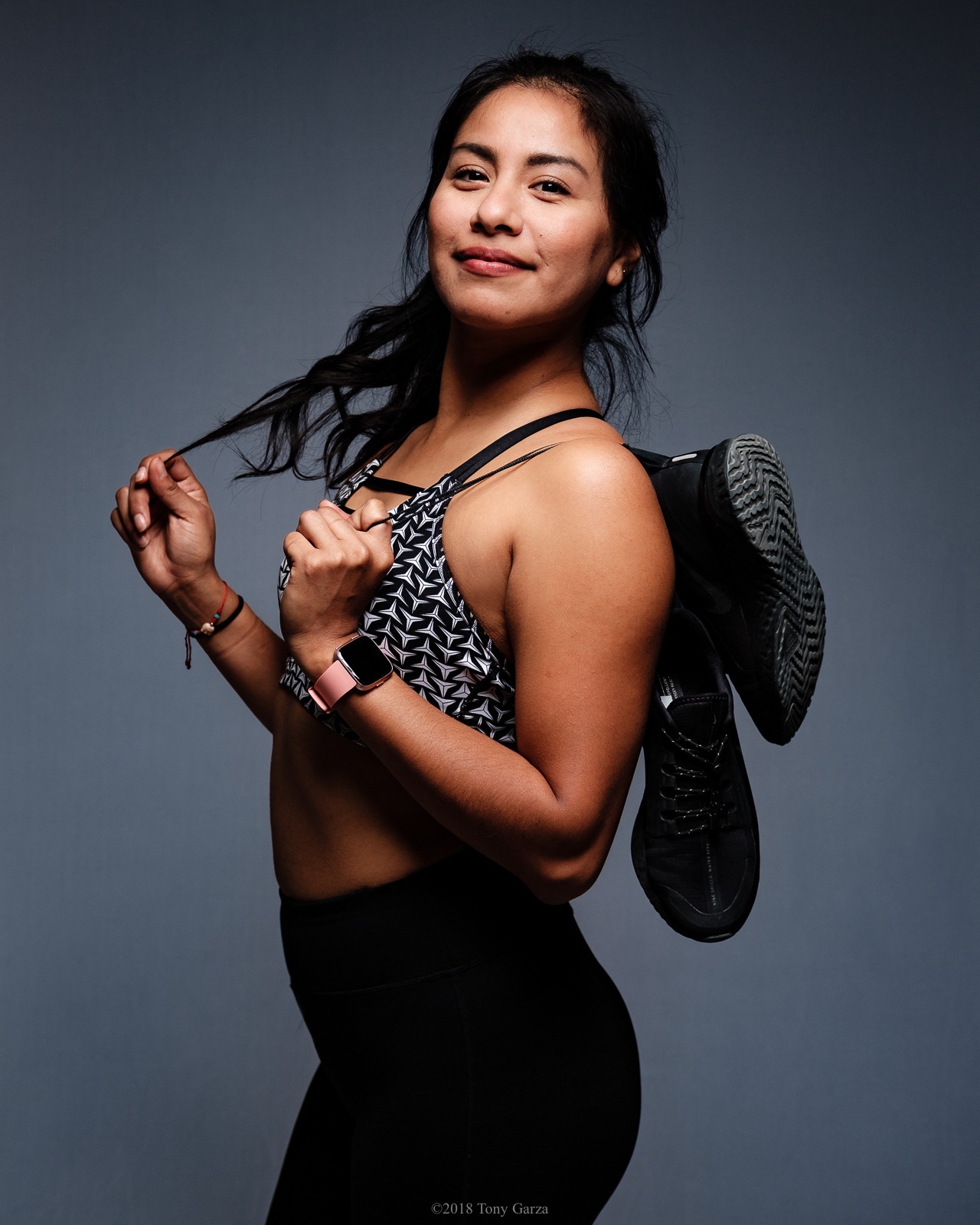  Tamara Maya, although she didn’t apply herself despite coaches encouraging her, now has been a runner since high school. She states it was more of an elective to get out of class early, but today it's her life’s devotion to her well-being. A form of therapy, an outlet from life. Who're eyes light now with a passion when describing the emotion she runs with. Who now holds various medals of completion for medical awareness causes that award a sense of self-accomplishment. She vigorously shares with me the emotion she feels “ I feel free! Free from stress. Like, a weight off my shoulders. I feel better after running. I feel good, empowered." 