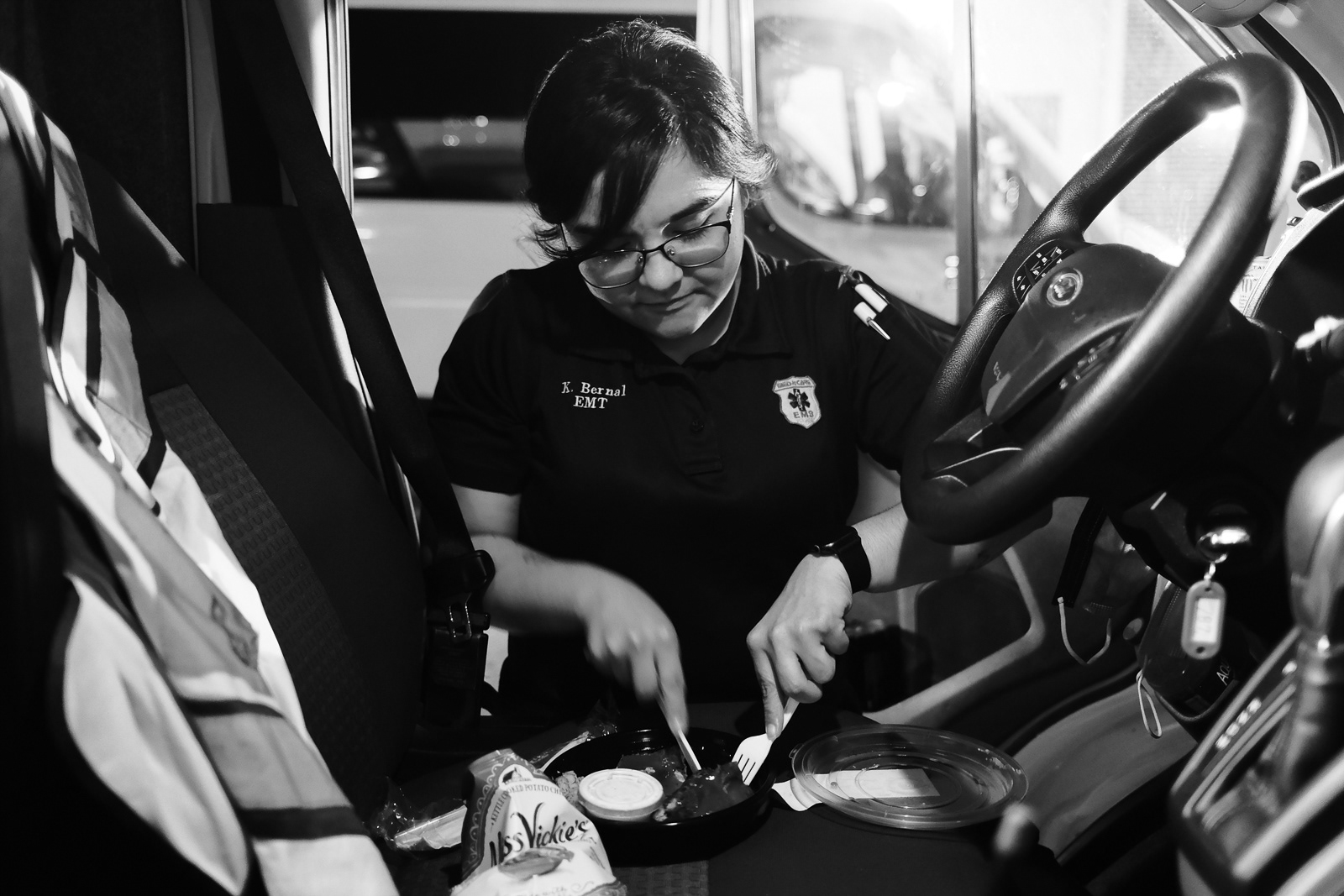 EMS picnic at the wheel.