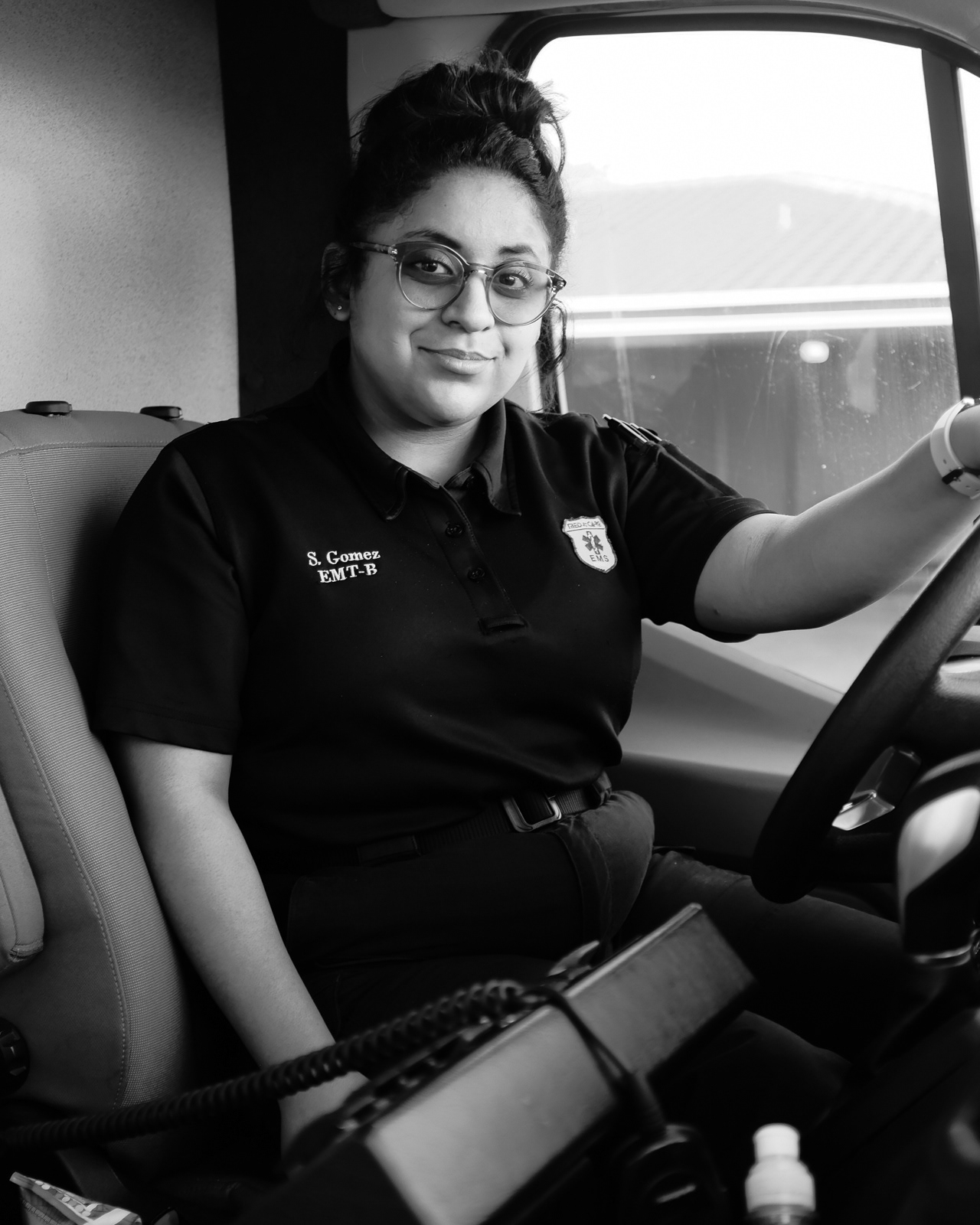 S. Gomez, EMT, with 1 year of service.