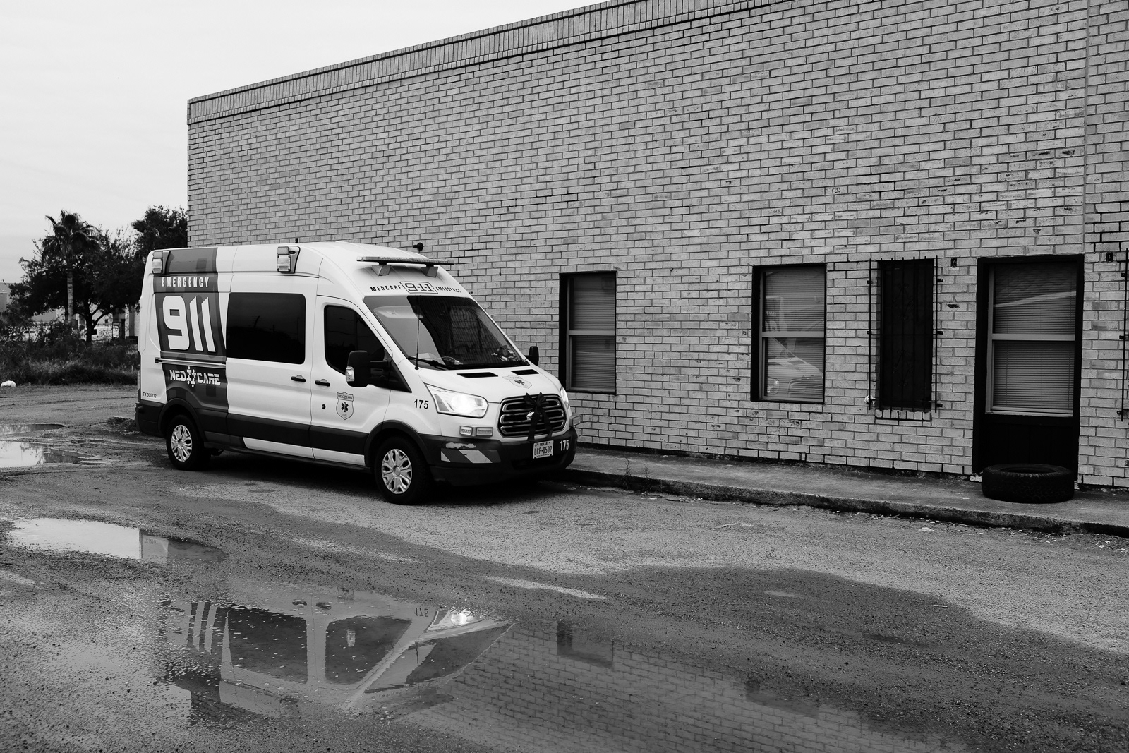 It's a slow, cold and gloomy day at staton 3 in the North side of McAllen.