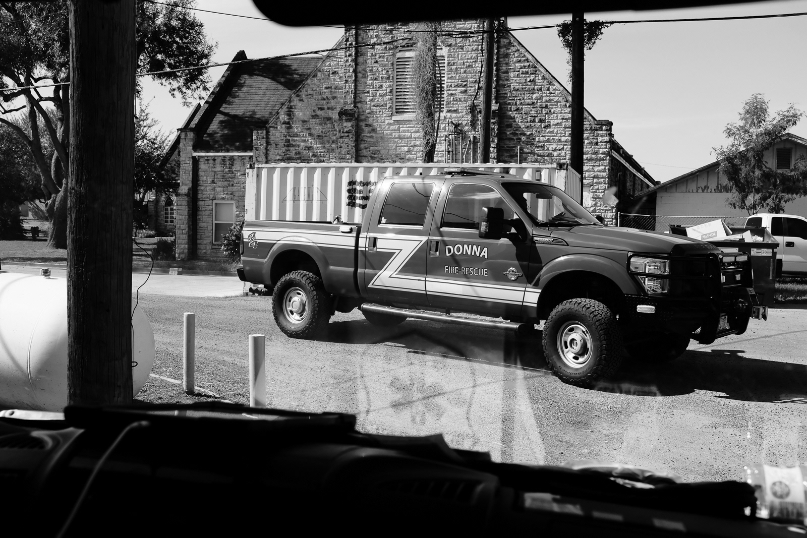 Medic 42 at Donna fire station.