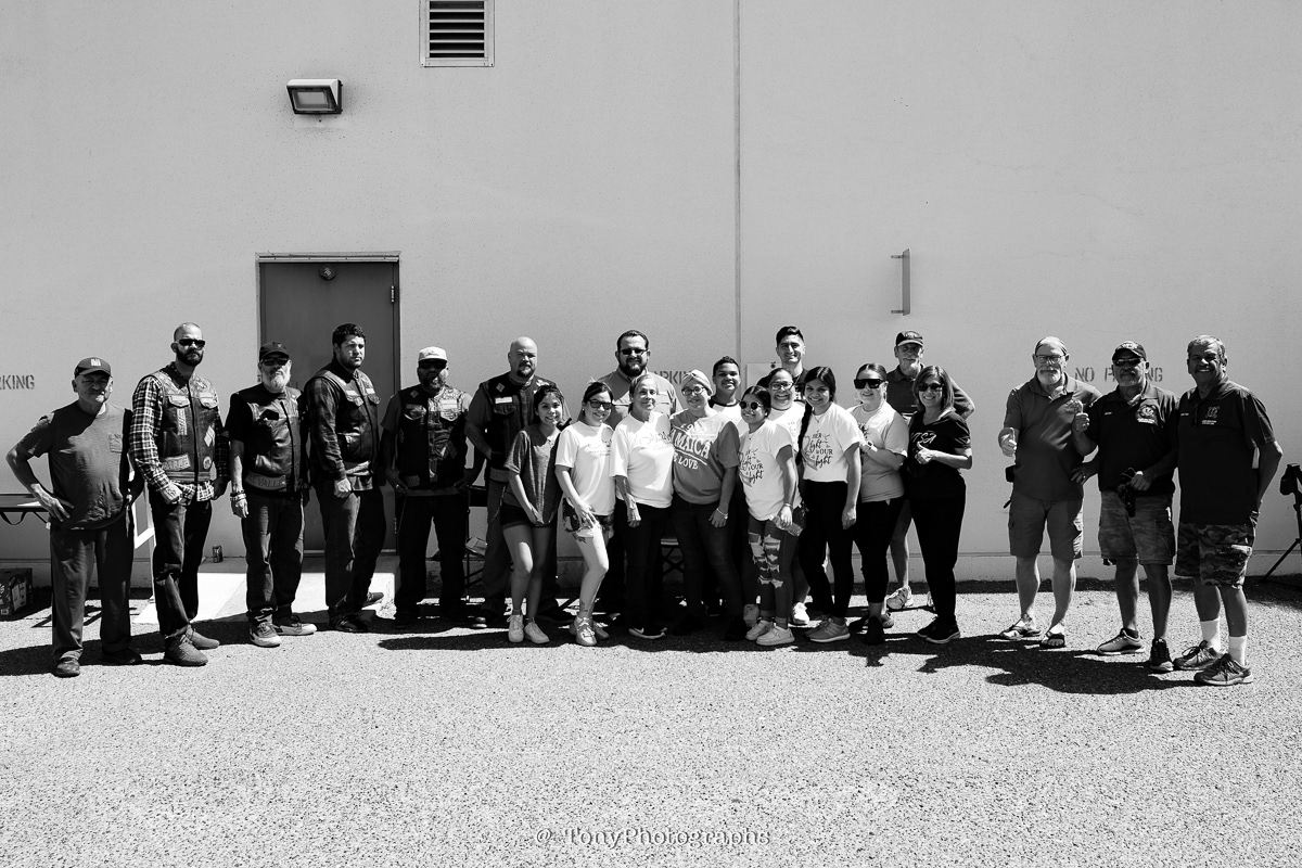 Family and friends helping Frances fight cancer with a BBQ fundraiser