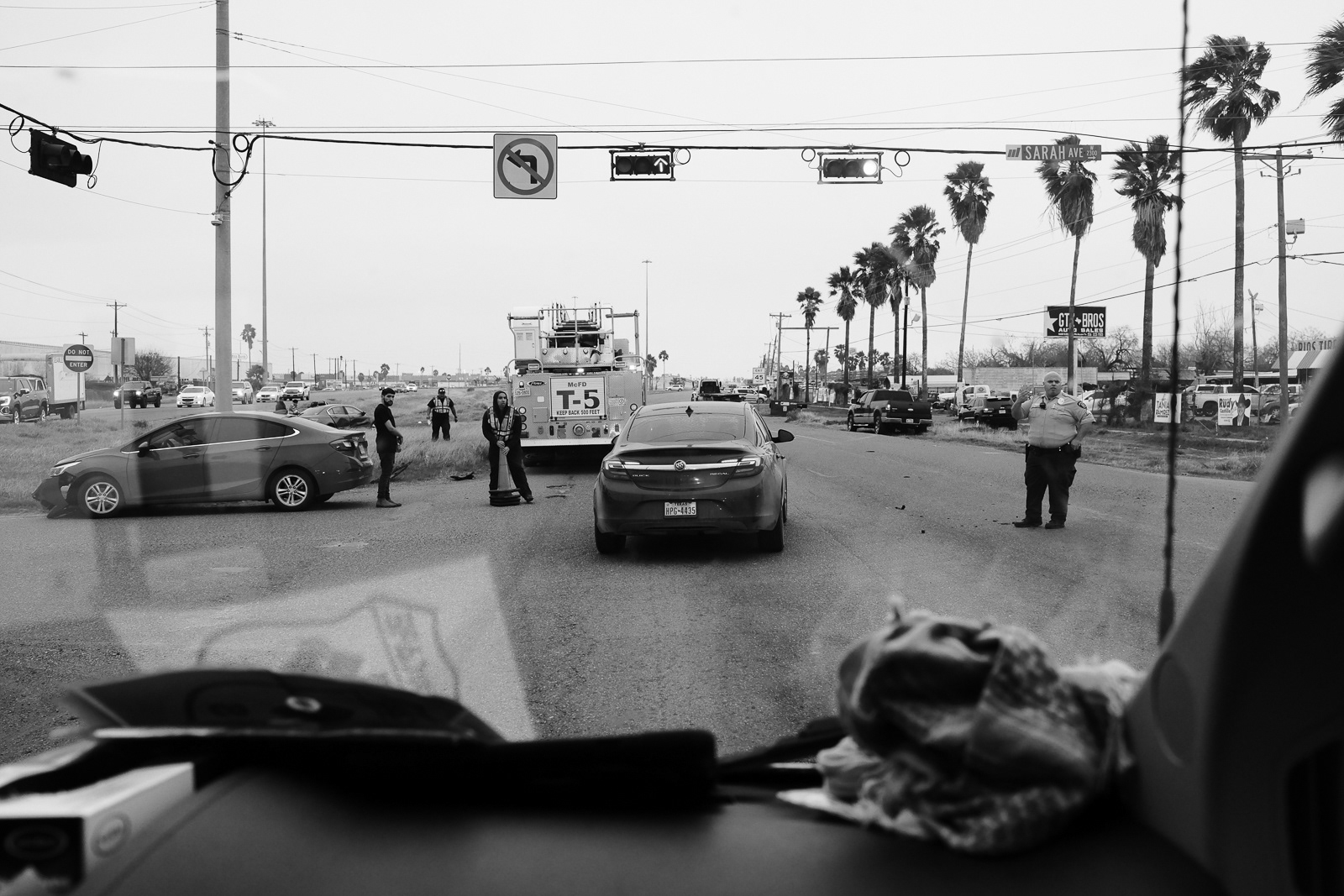 “ Medic 33 on scene” We arrive to an MVC.