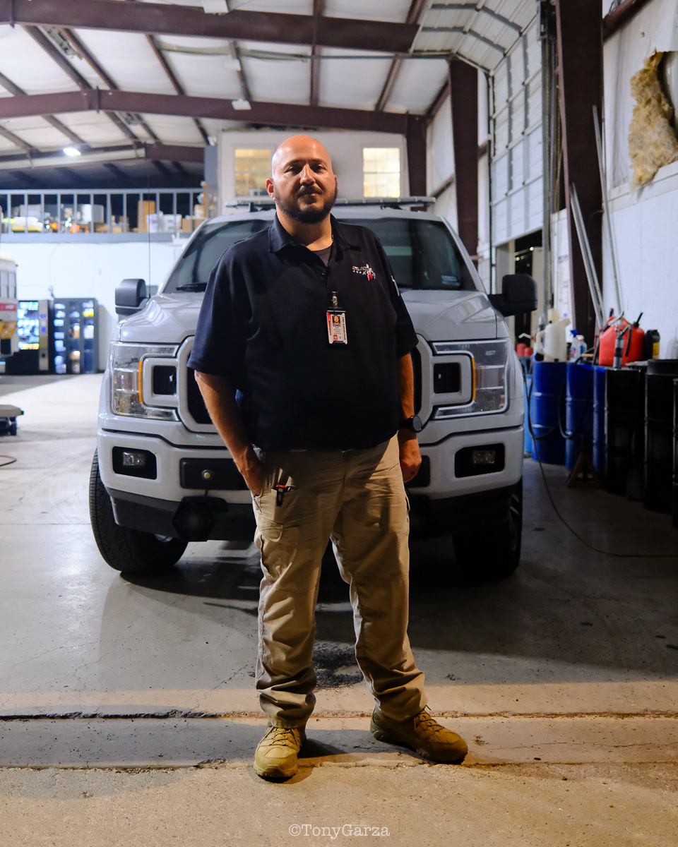 Rescue: Supervisor/Paramedic O. Espinoza, 21 years of experience in the field.