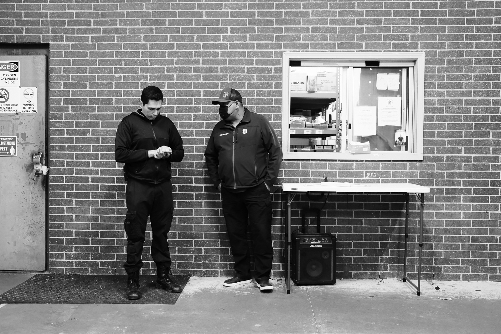 The end of shift.