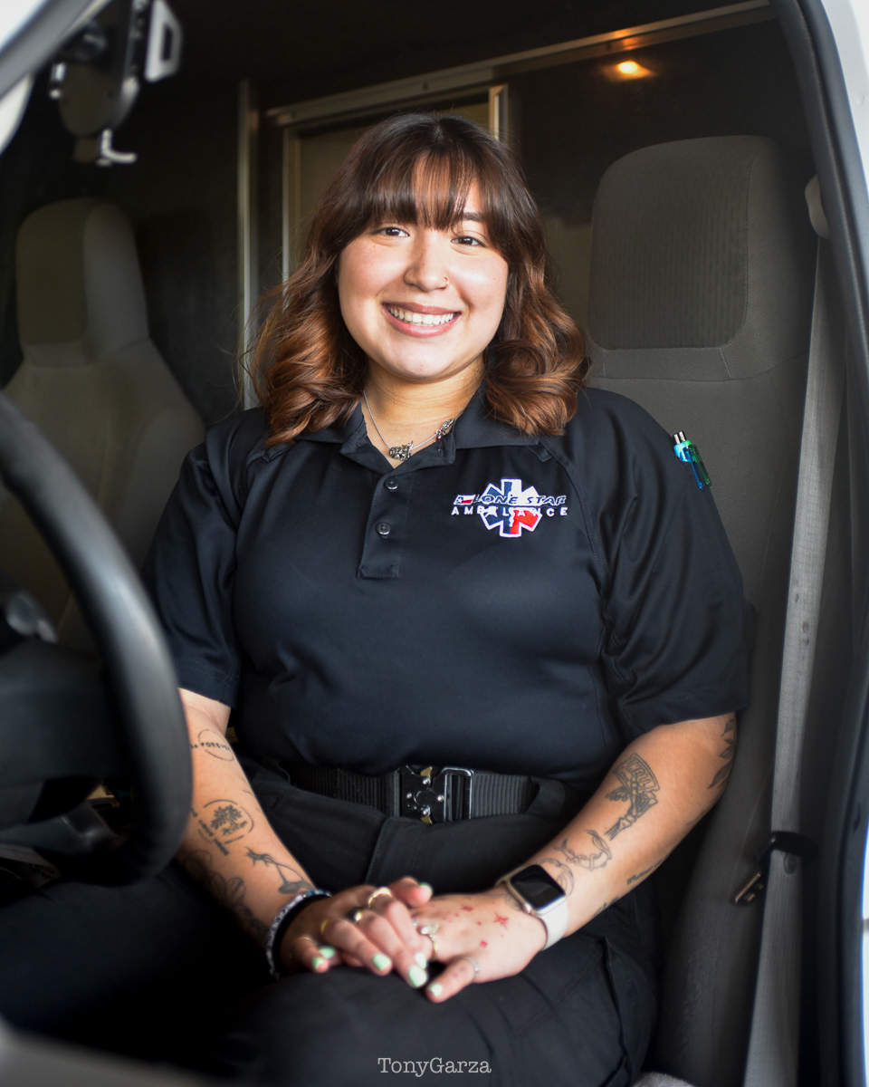 K. Zapata, EMT, 3 years in EMS