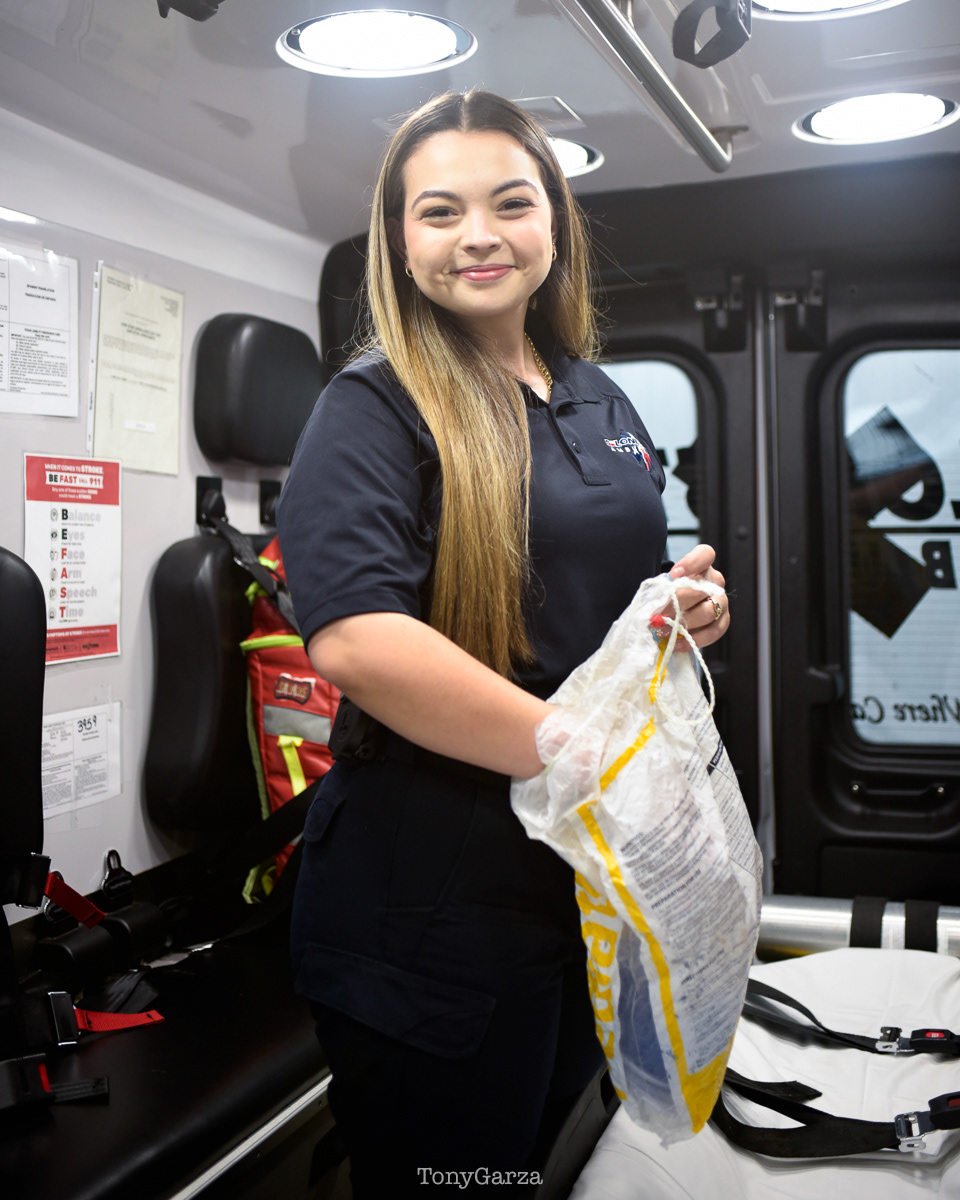 A. Ozuna, AEMT, 1 1/2 years in EMS