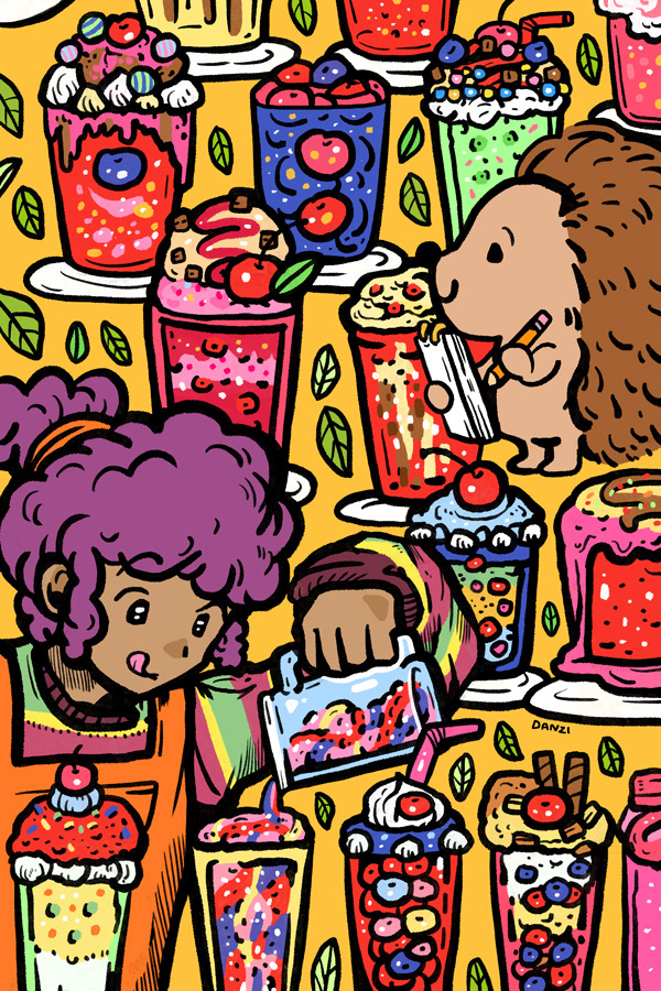 DANZI, bbb_lee - Daily drawing_25 (New menu!)